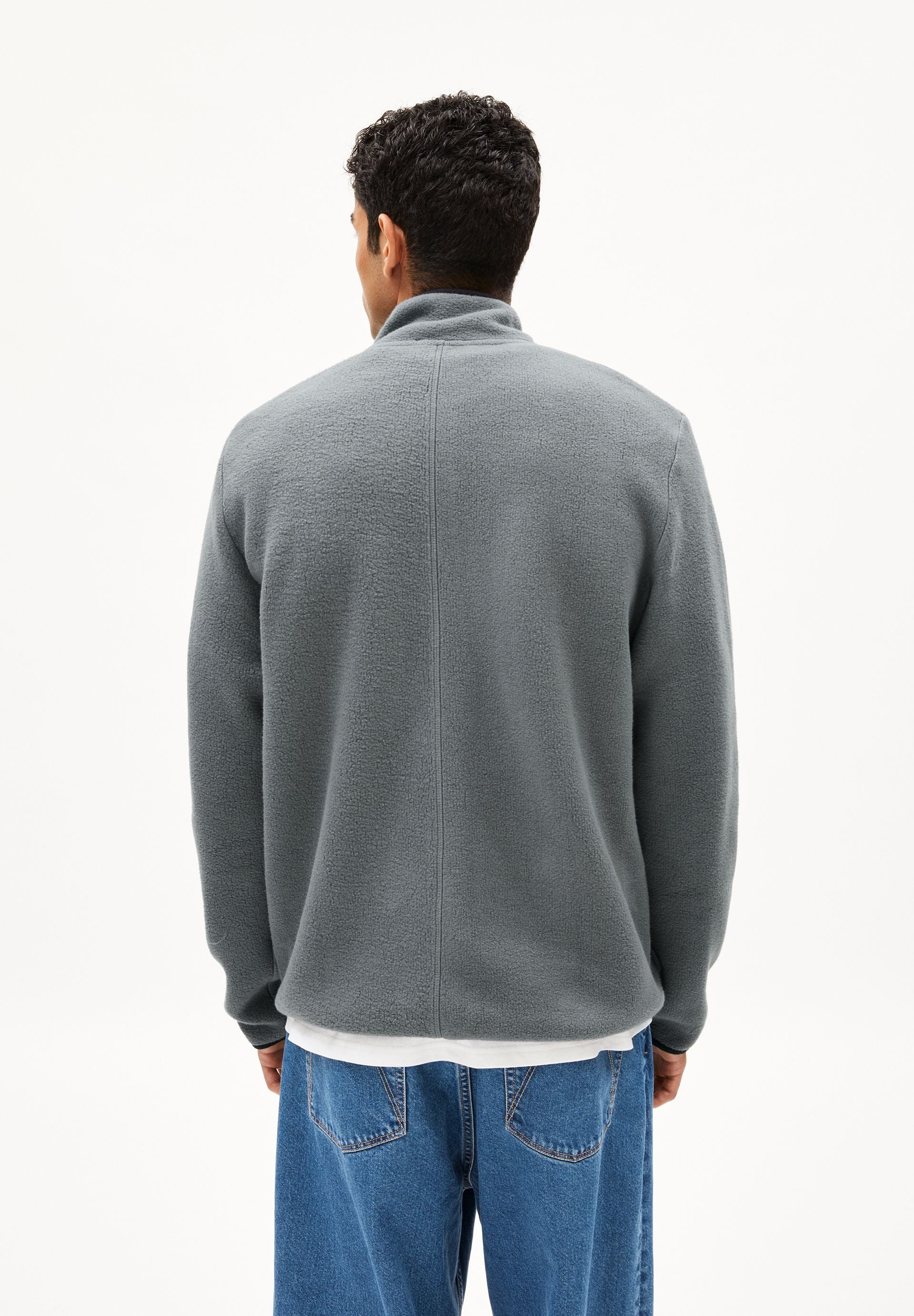 AABLEO FLEECE JACKET | space steel - Image 2