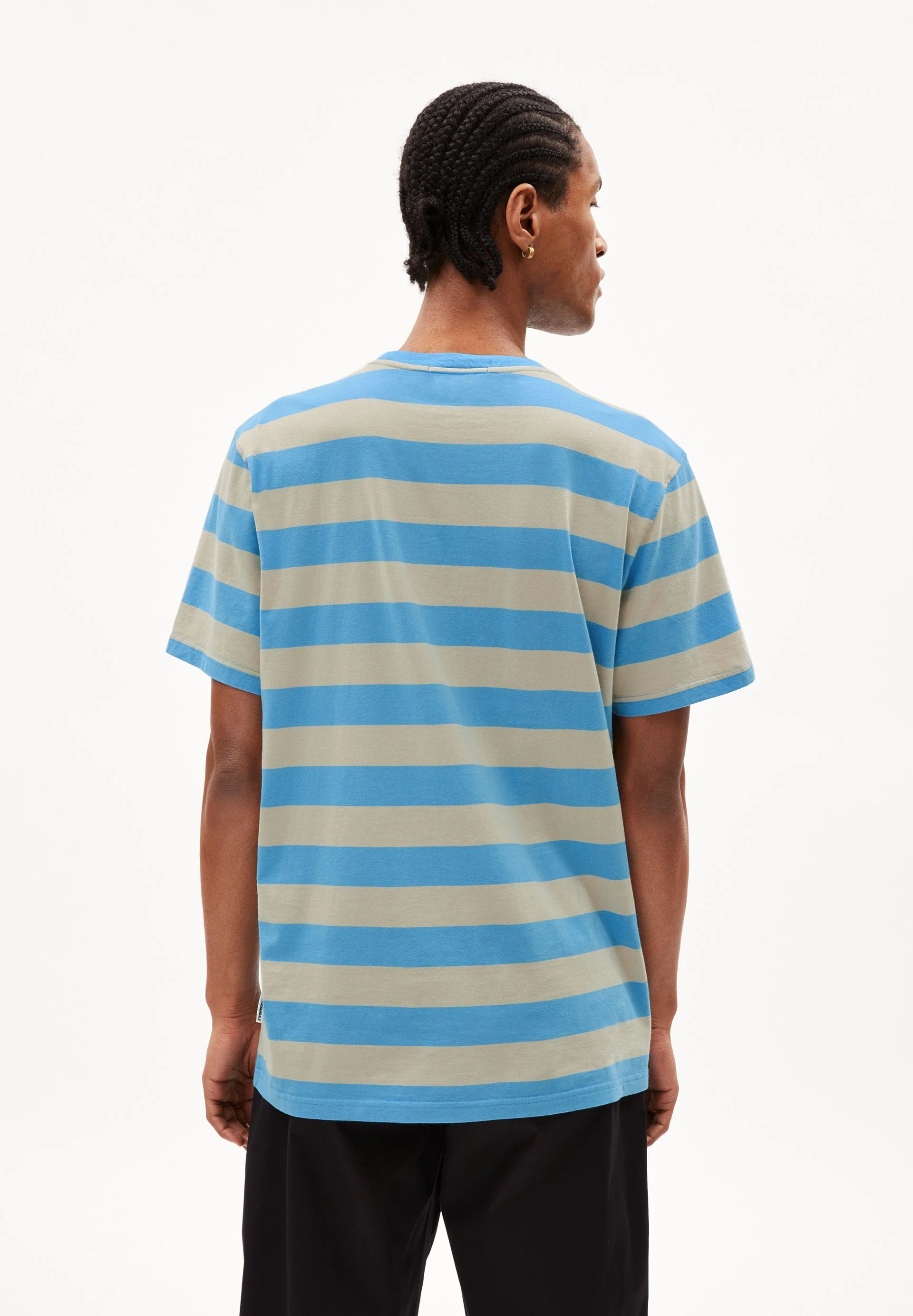 AADONI BOLD STRIPES | blueniverse-sand stone - Image 2