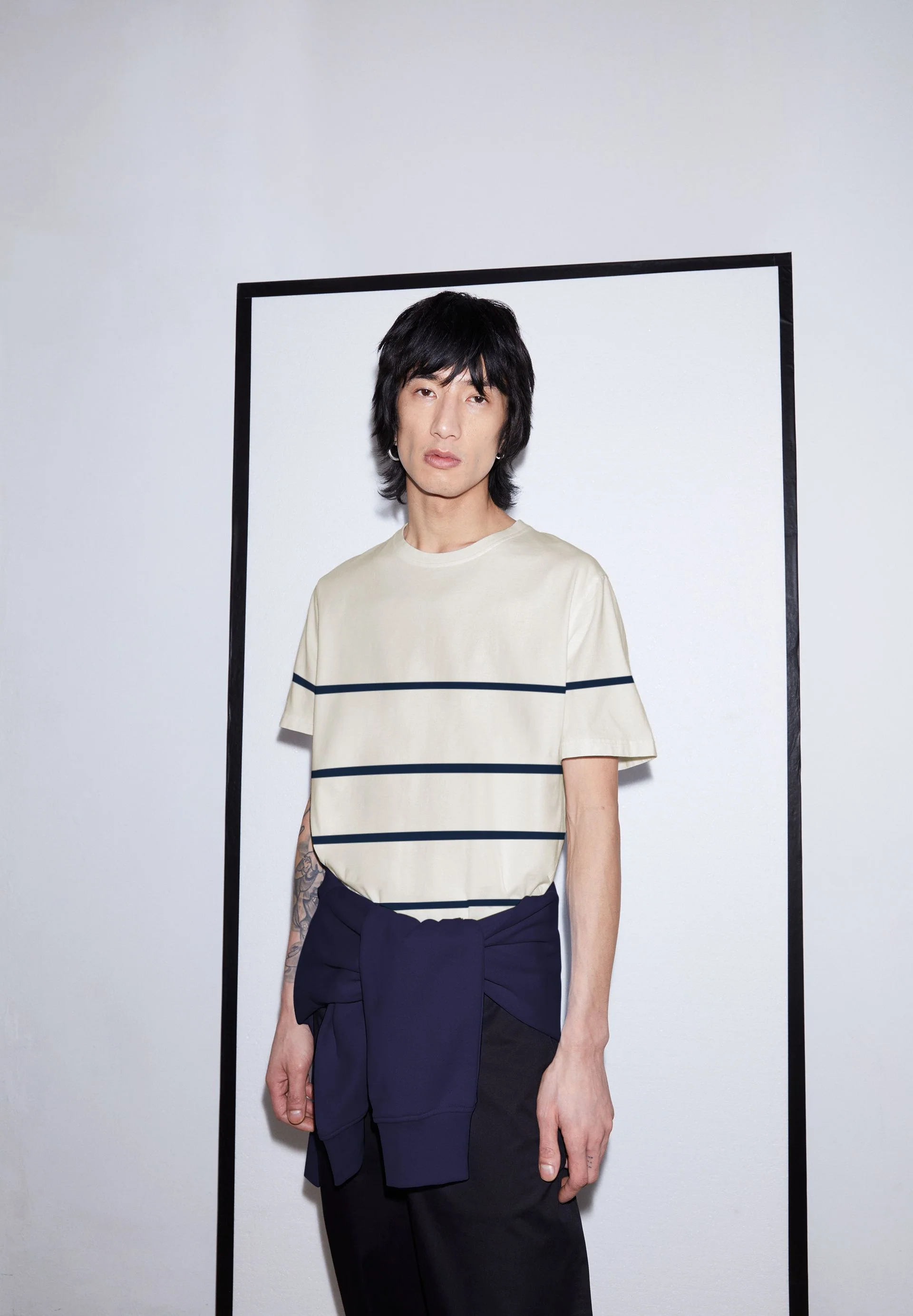 AADONI STRIPES | undyed-night sky - Image 4