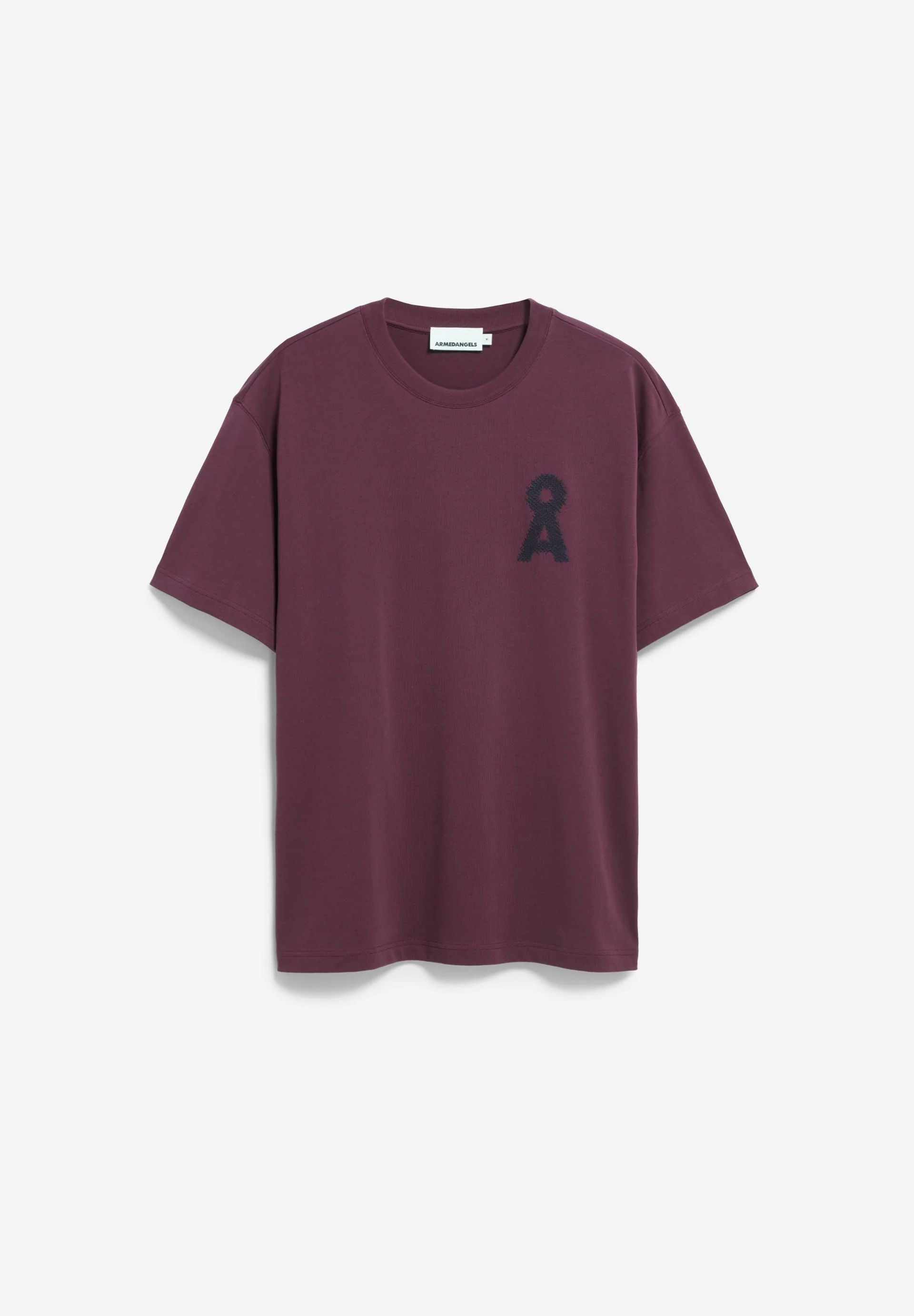 AADRU Å ZICK ZACK T-SHIRT | dark cranberry - Image 6