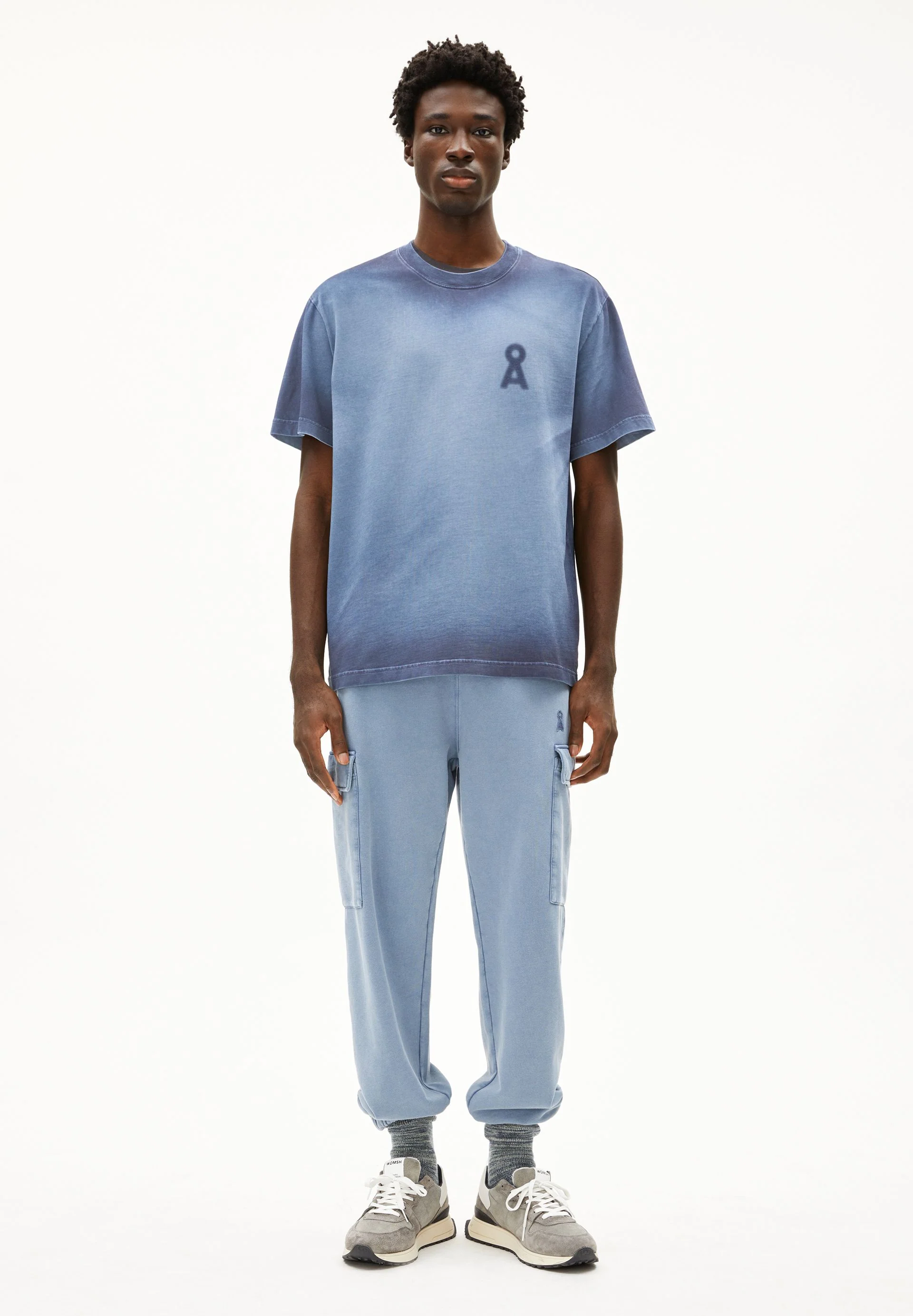 AADRU GMT DYE SPRAY T-SHIRT | nightshadow washed - Image 5