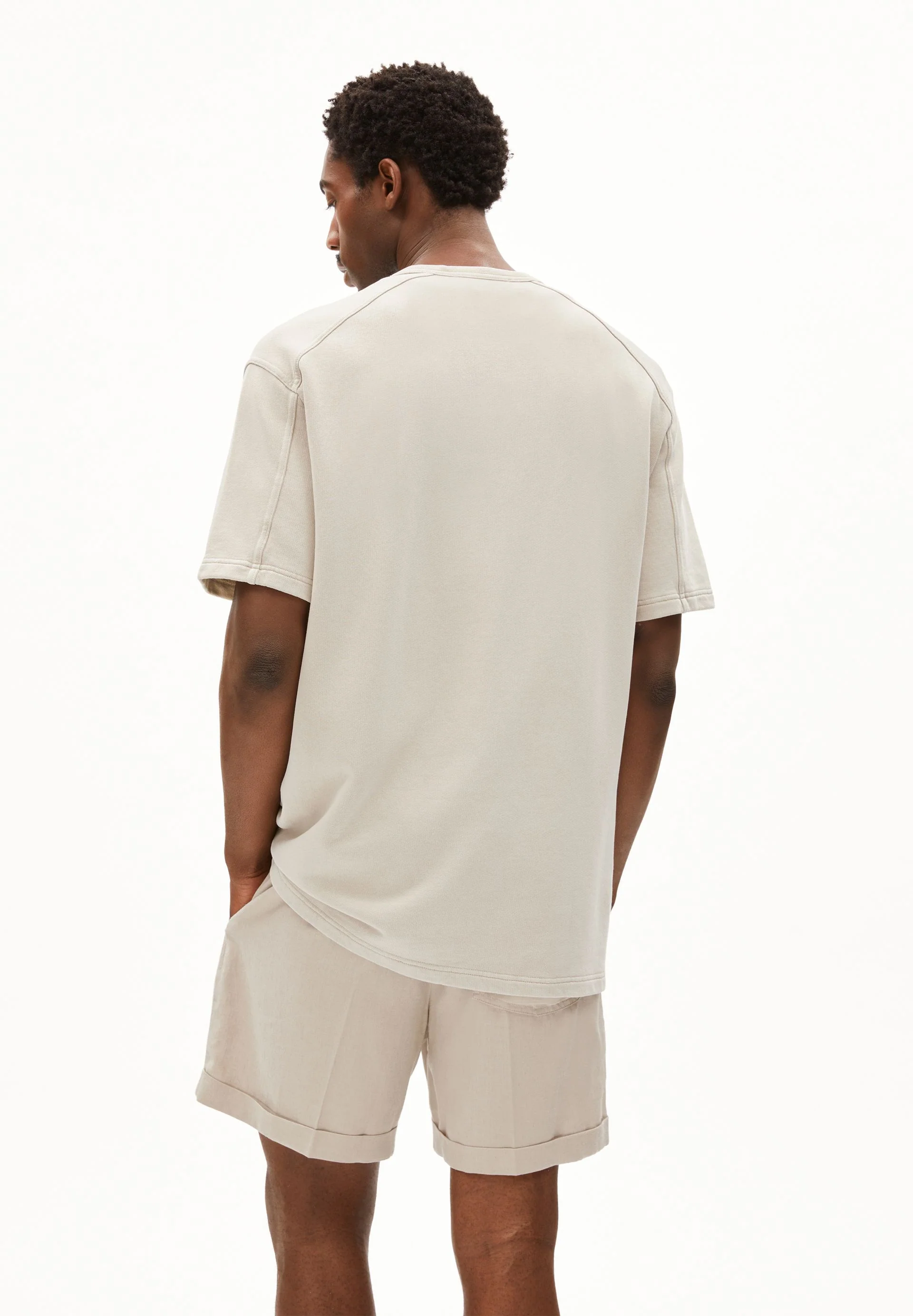 AADRU SWEAT GMT DYE | sand stone washed - Image 2