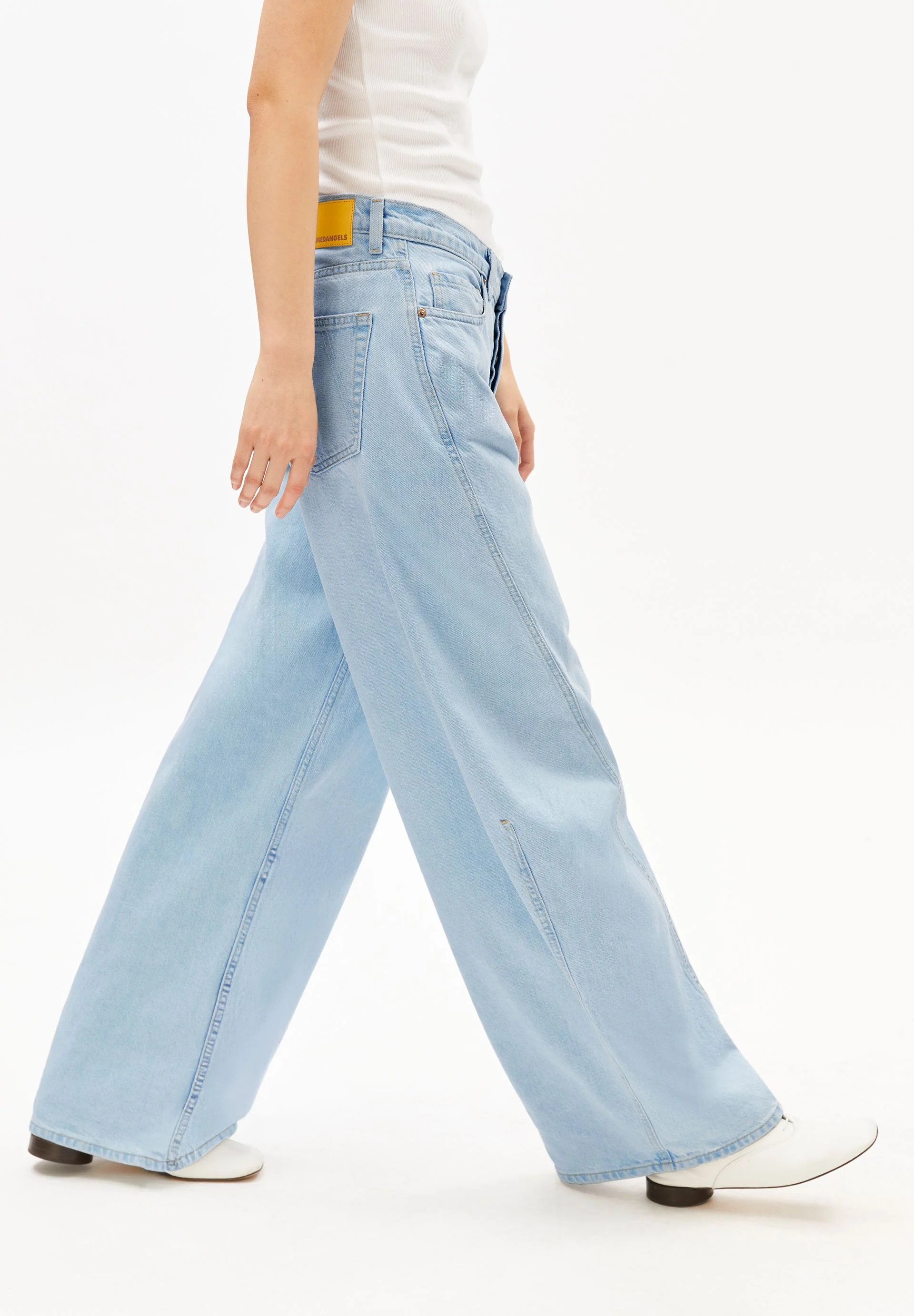AALTHEA MID WAIST BARREL JEANS | barrea - Image 6