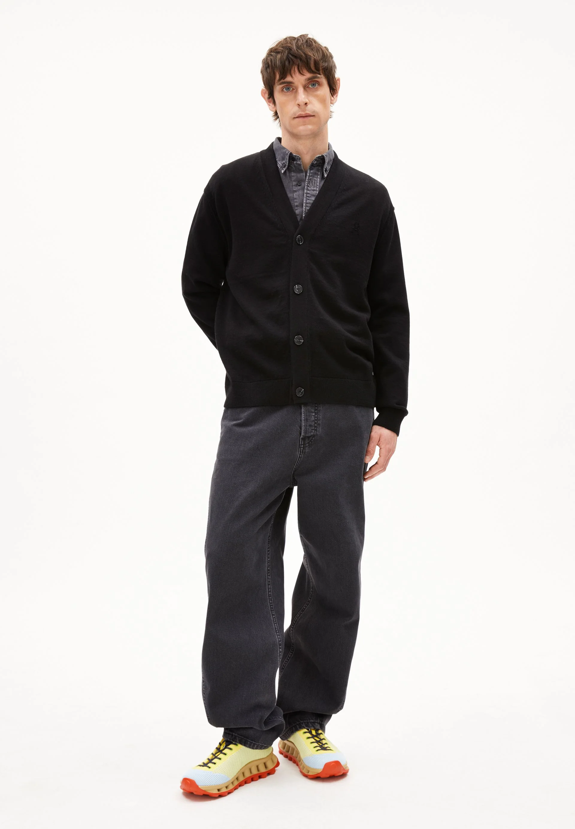 AANATOL STRICKJACKE | black - Image 5