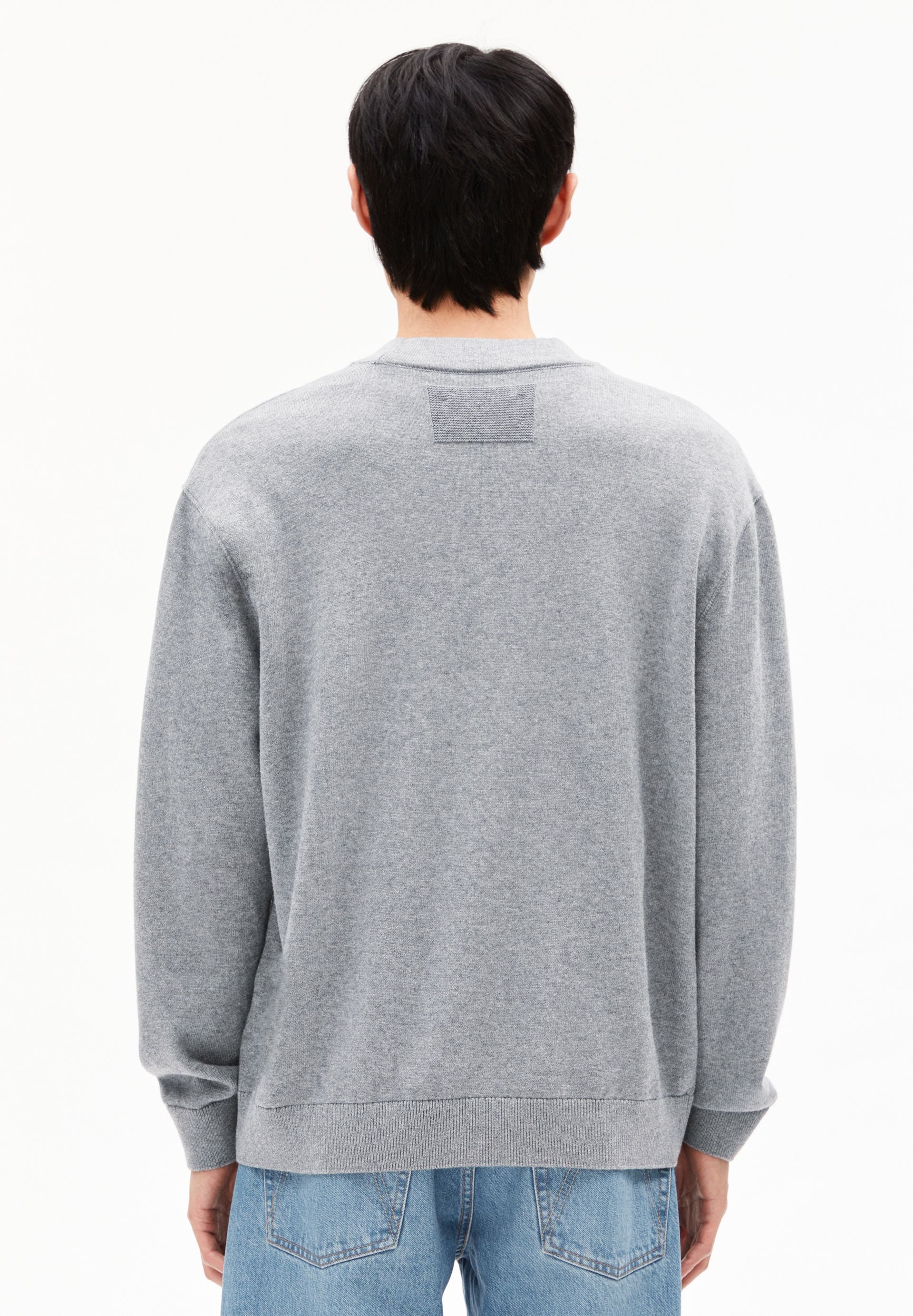 AANATOL STRICKJACKE | silver melange - Image 2