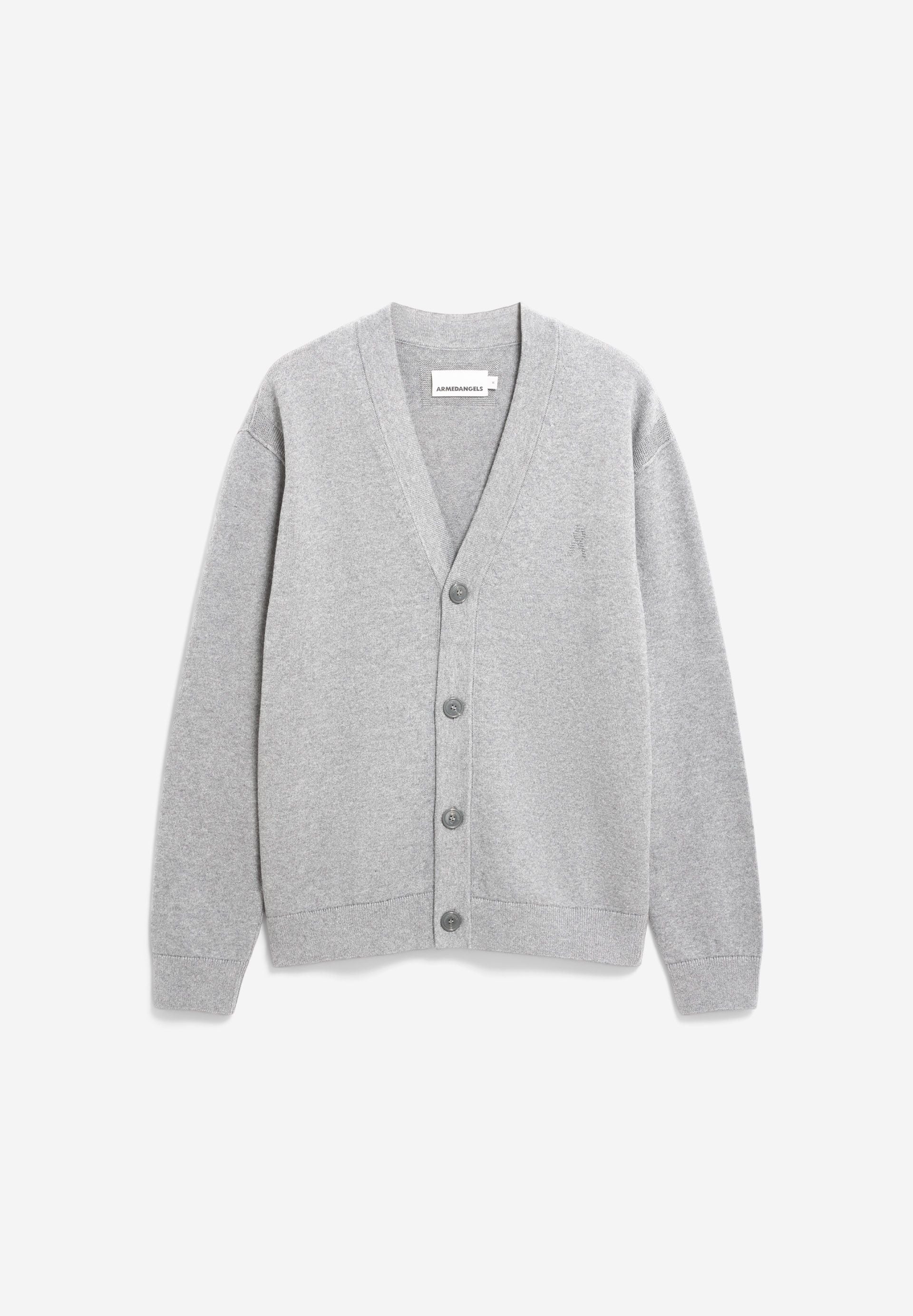 AANATOL STRICKJACKE | silver melange - Image 6
