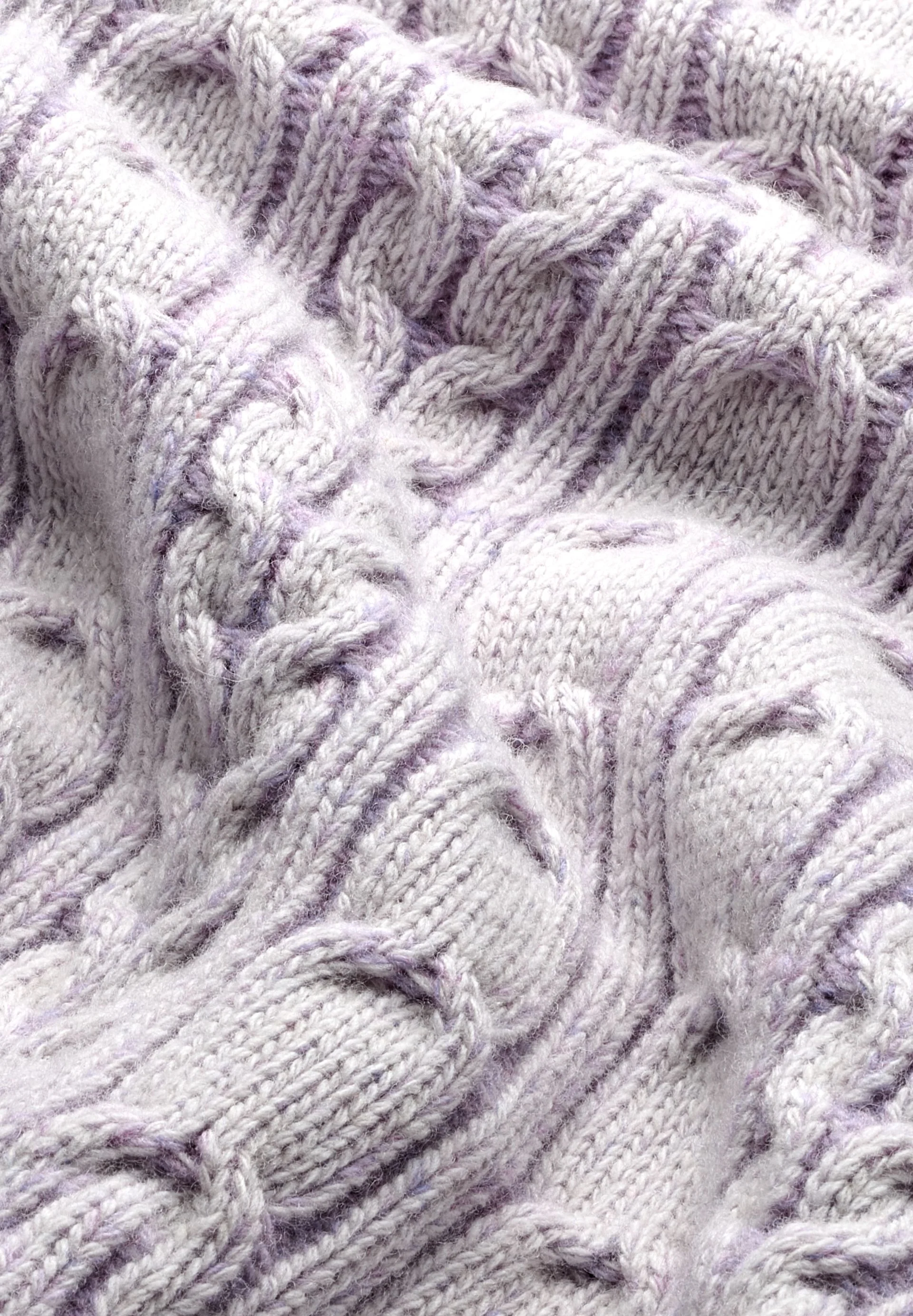 AAORI VANISE STRICKPULLOVER | oatmilk-frozen lavender - Image 6