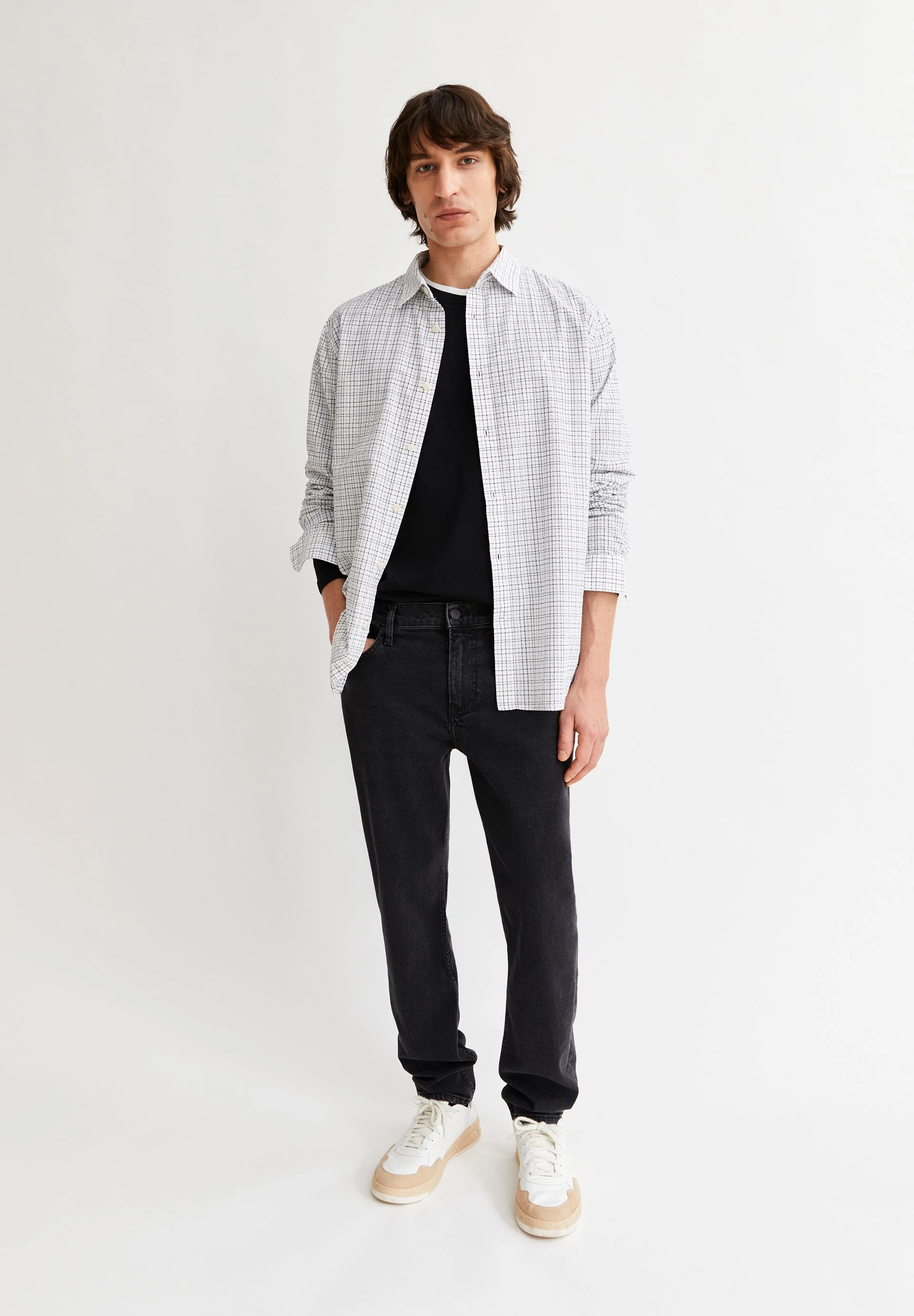 AARJO TARPA TAPERED JEANS | black washed authentic - Image 4