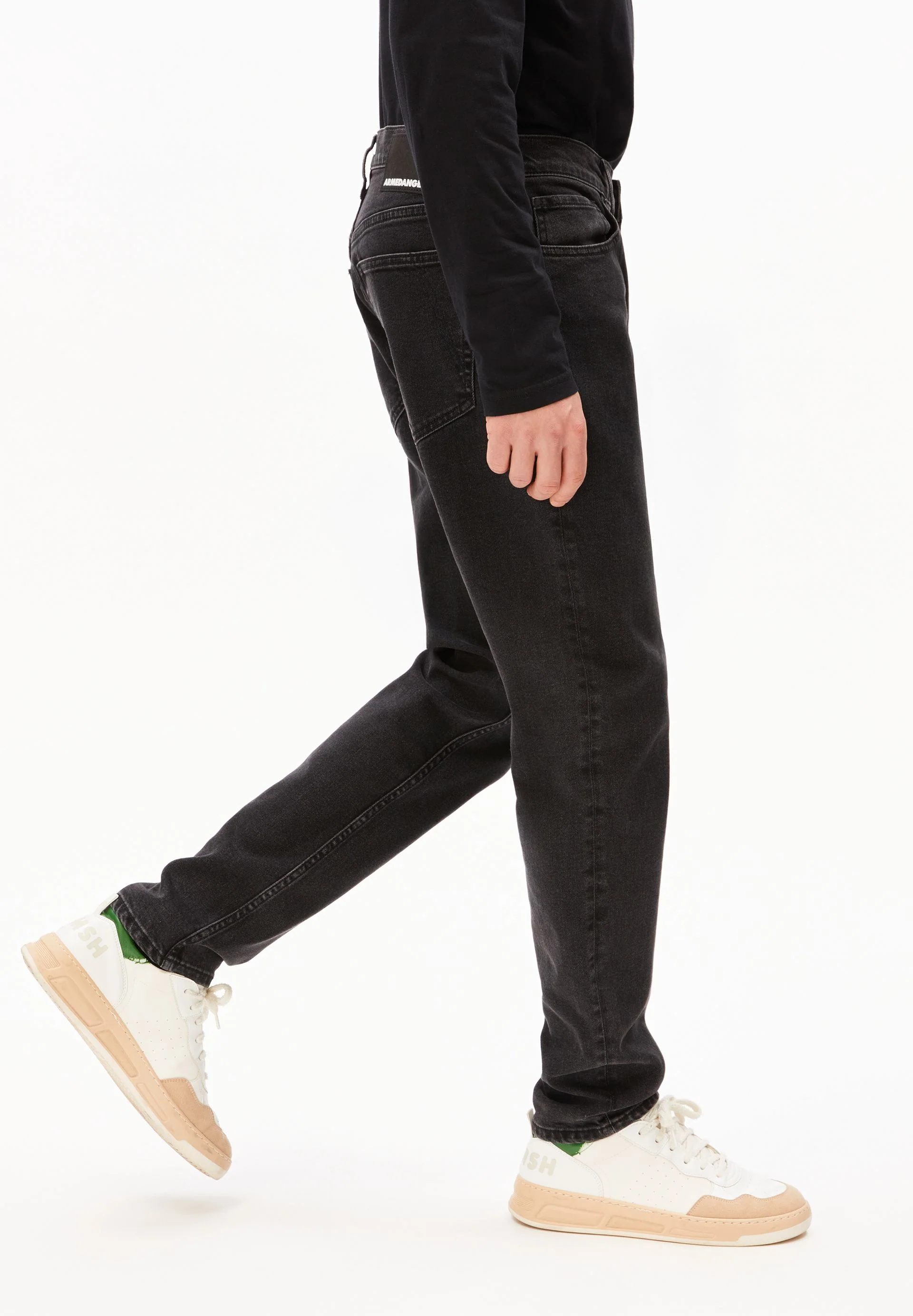 AARJO TARPA TAPERED JEANS | black washed authentic - Image 6