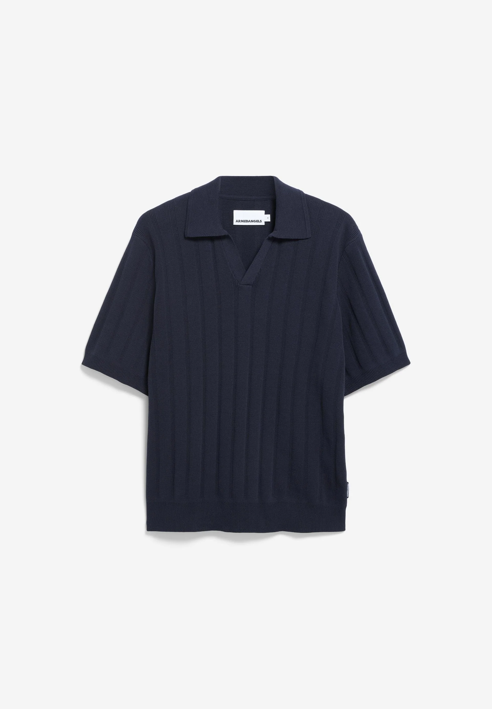 AARVEN STRICKPOLOSHIRT | night sky - Image 6