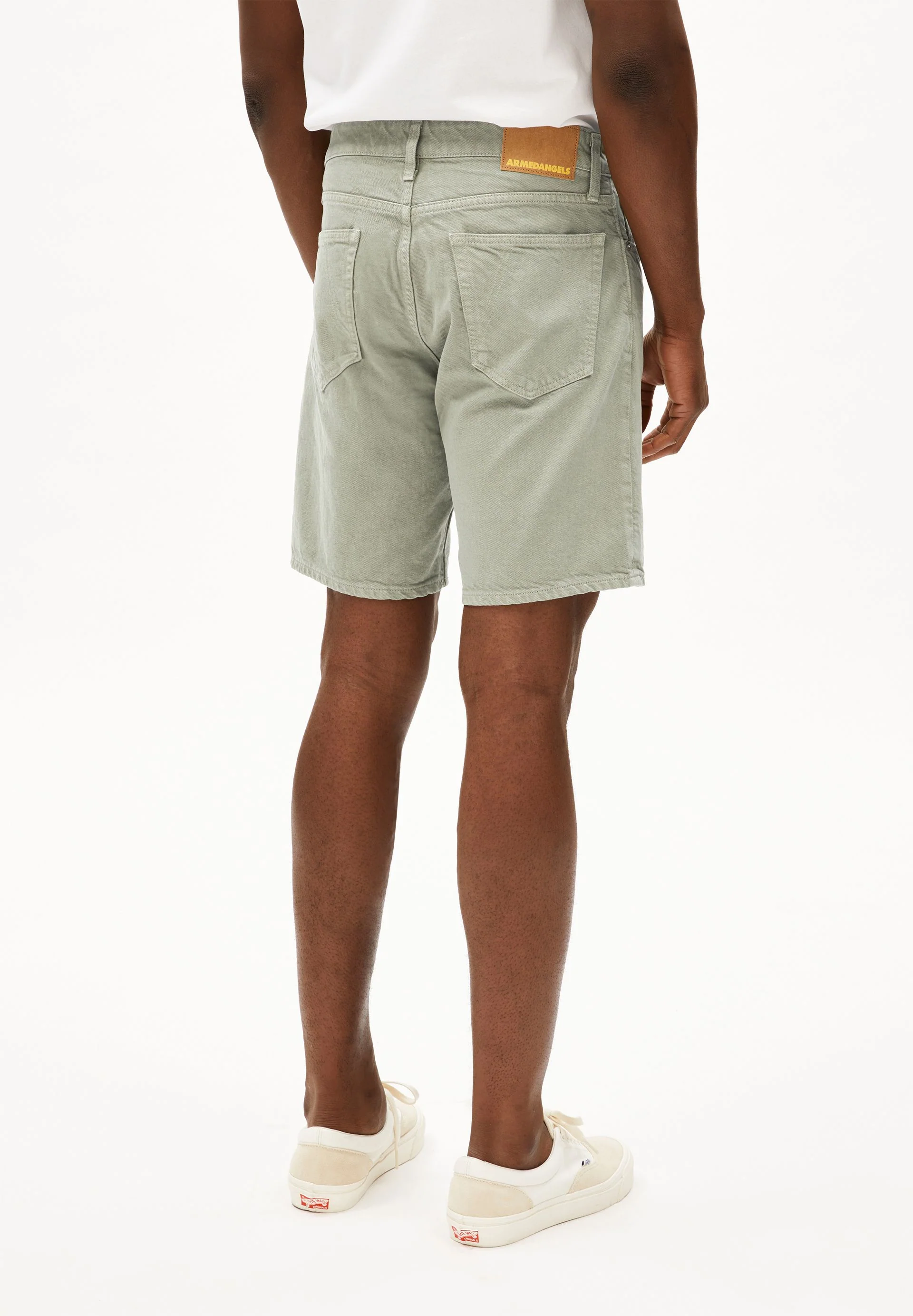 AARVO JEANS-SHORTS | seagreen - Image 2