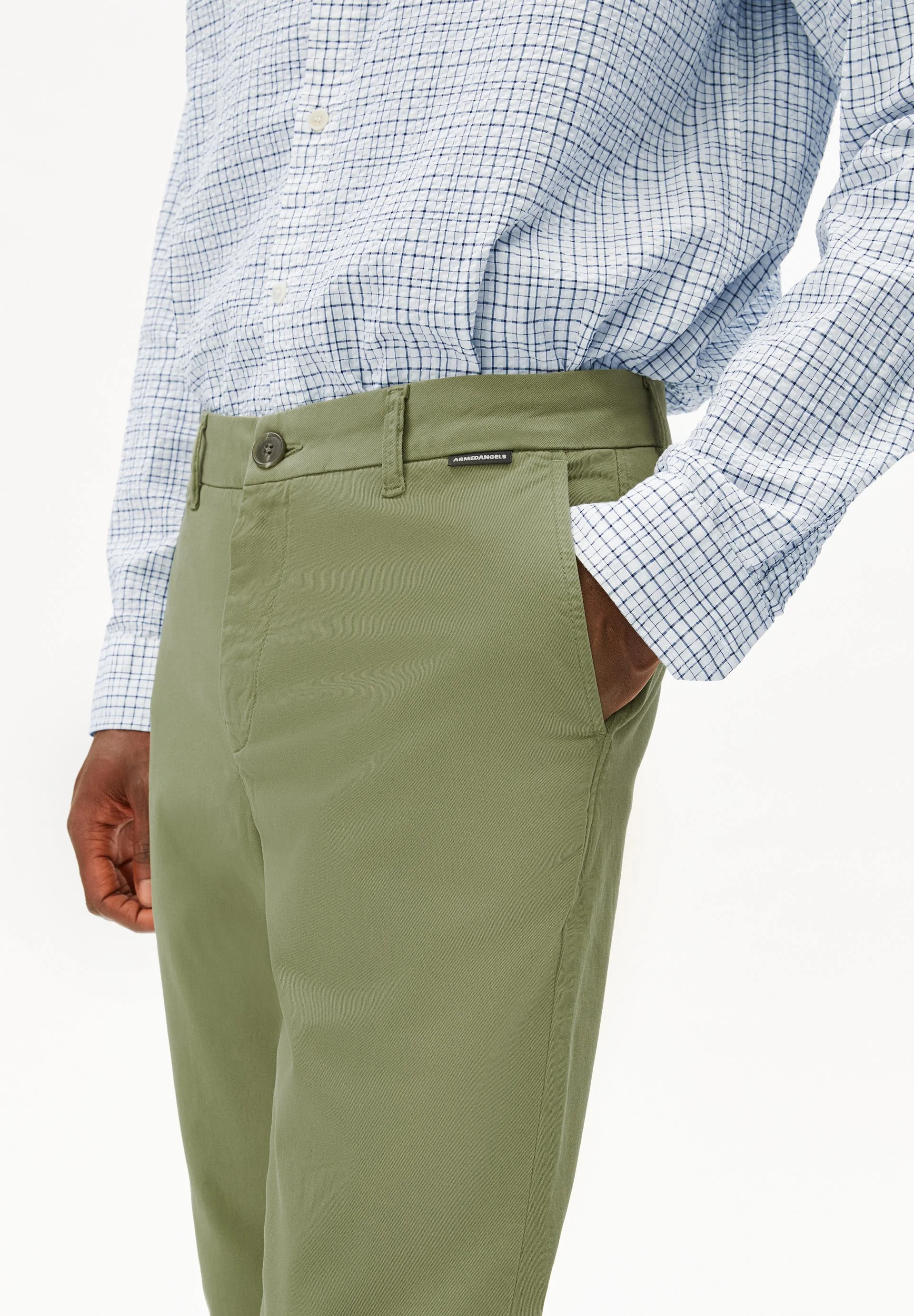 AASTER CHINOHOSE | fatigue green - Image 3