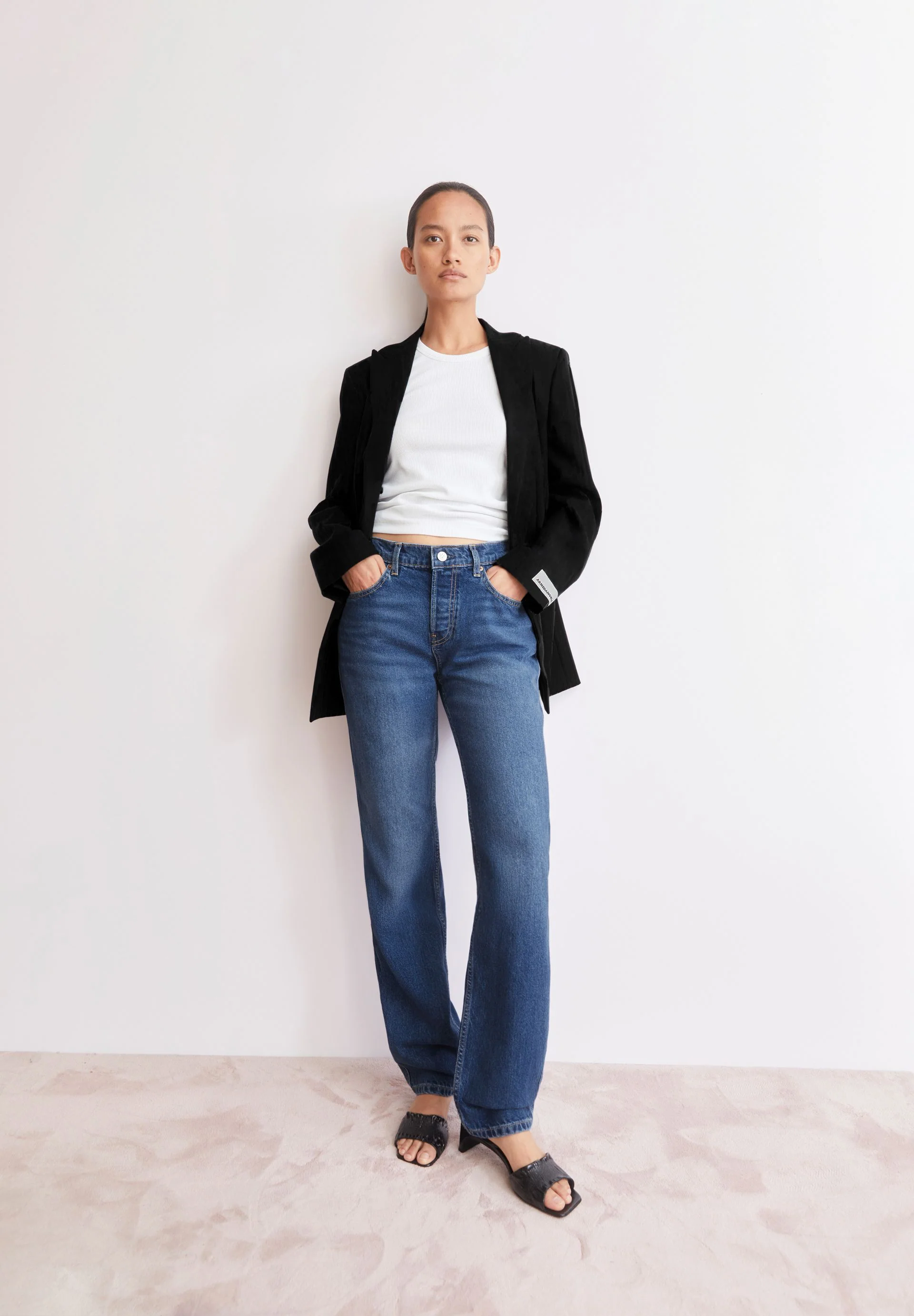 AAVELINE MID STRAIGHT JEANS | bellagio - Image 4