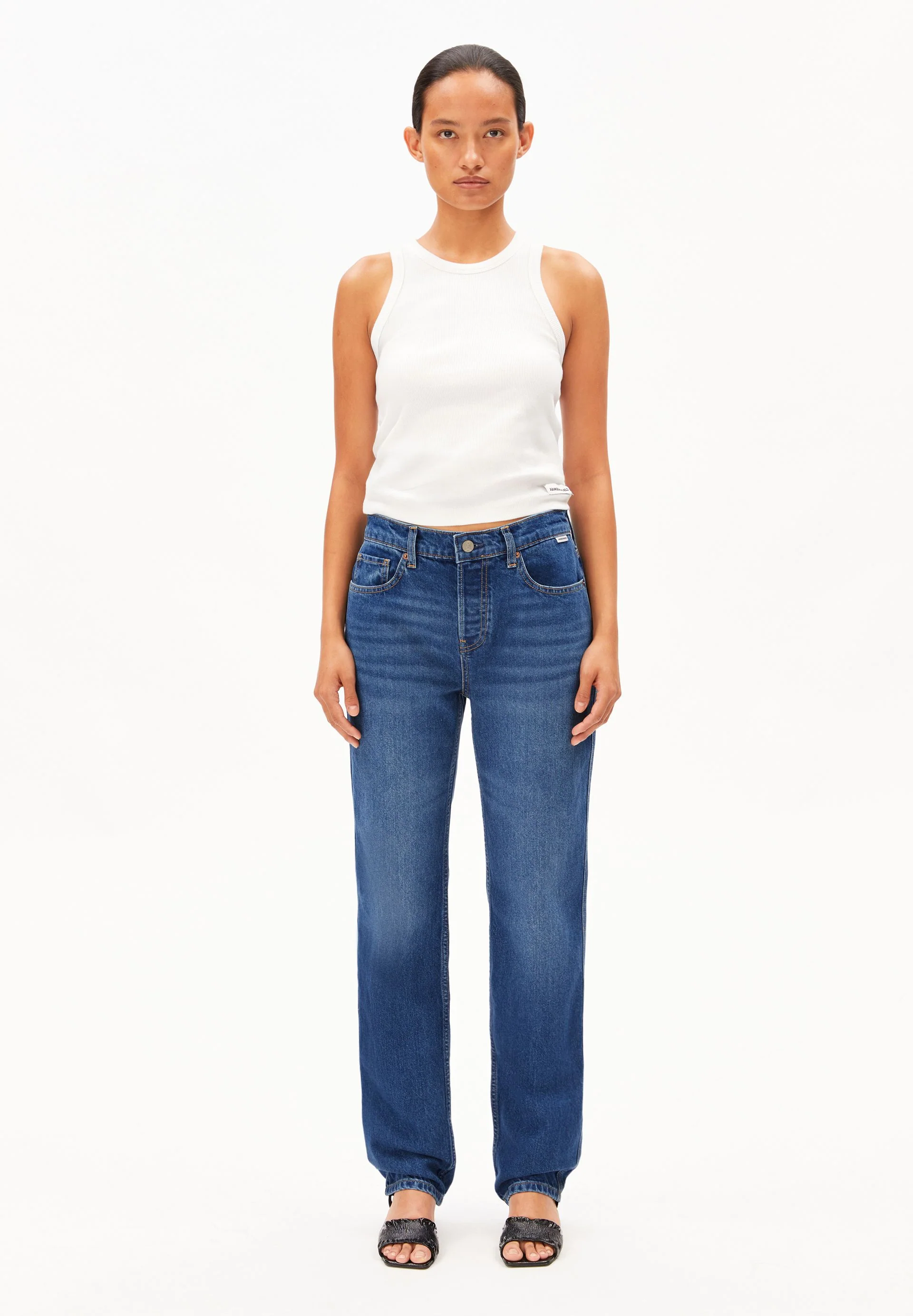 AAVELINE MID STRAIGHT JEANS | bellagio - Image 5