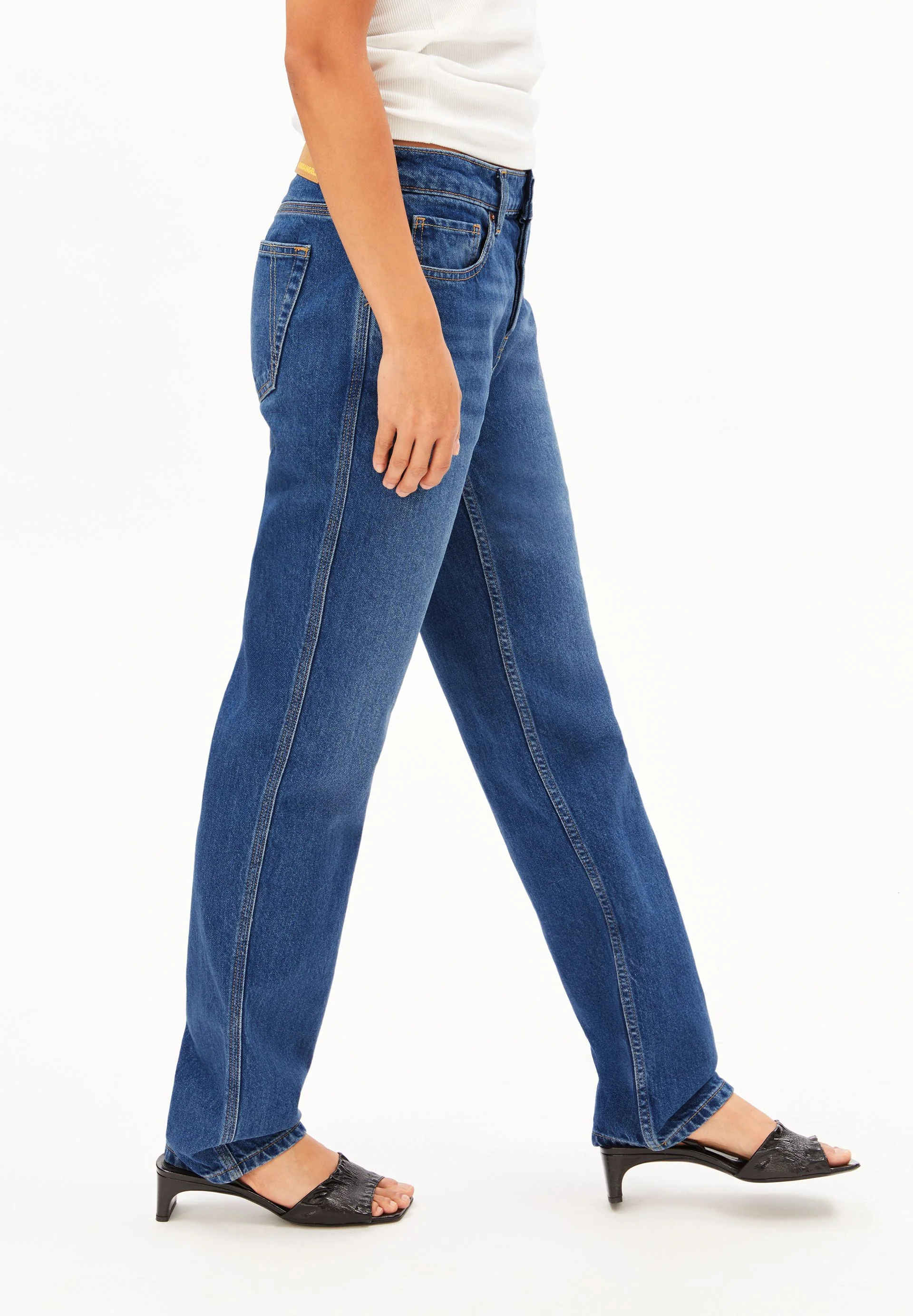 AAVELINE MID STRAIGHT JEANS | bellagio - Image 6