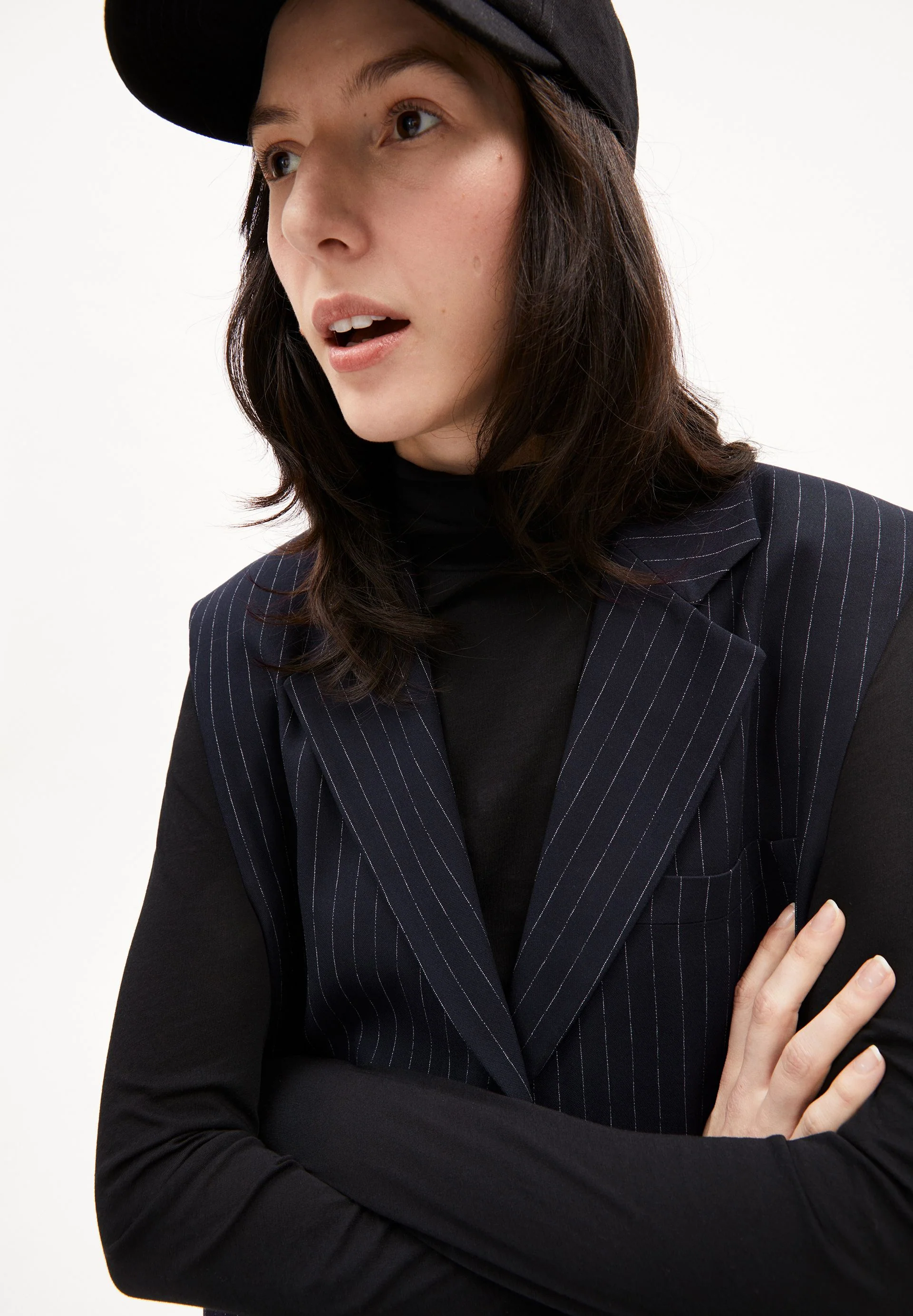 AAVEST PINSTRIPE | night sky-white - Image 3