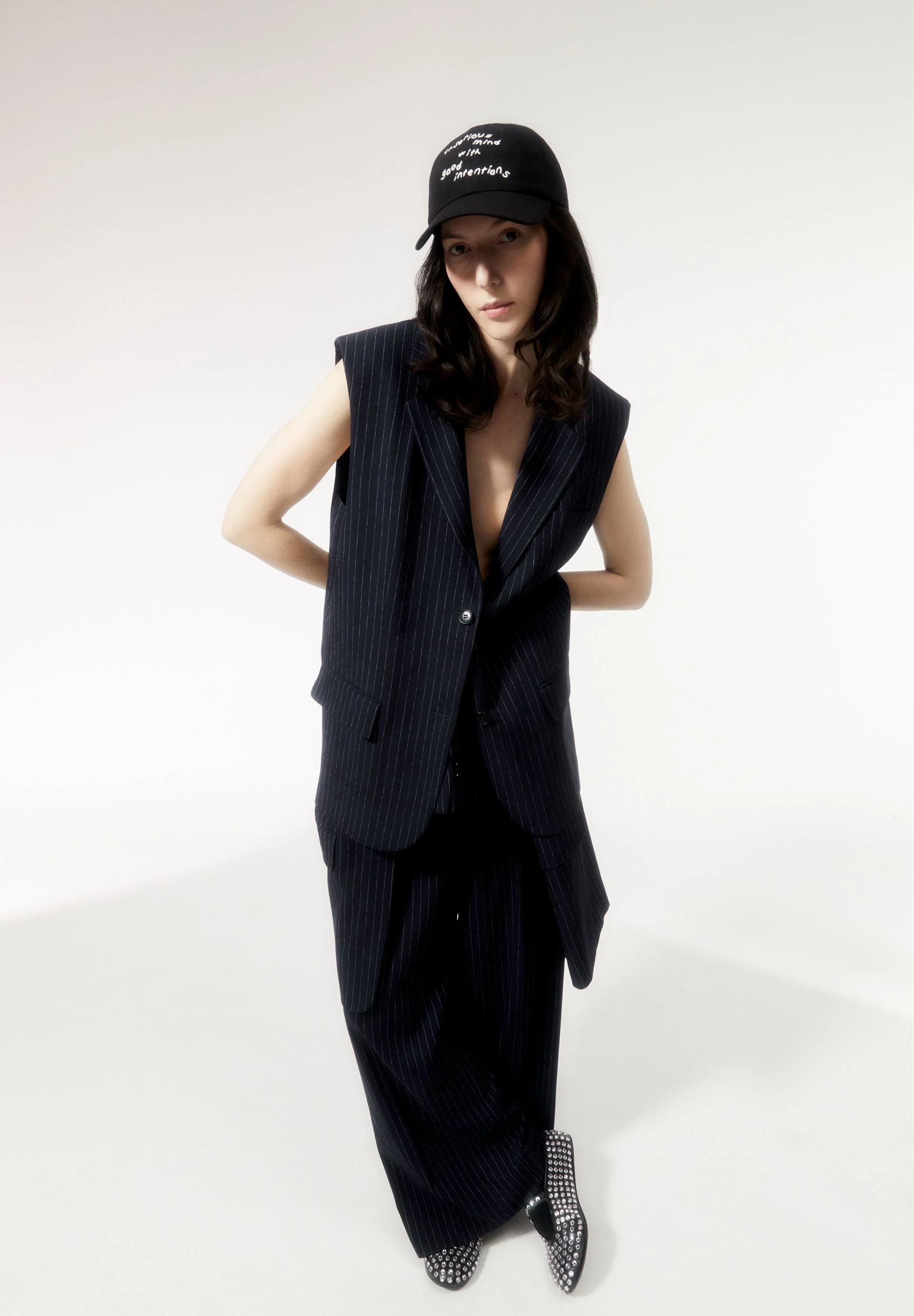 AAVEST PINSTRIPE | night sky-white - Image 4