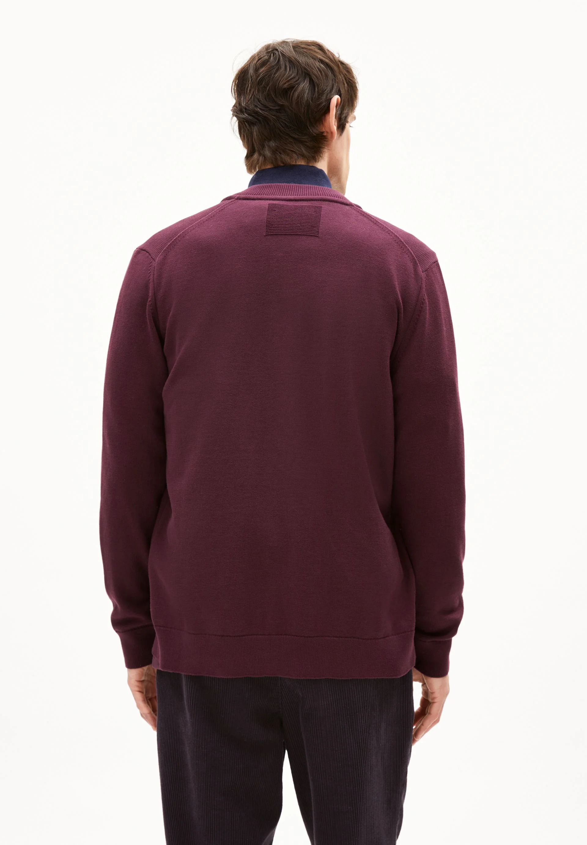 AGAAMON STRICKJACKE | dark cranberry - Image 2