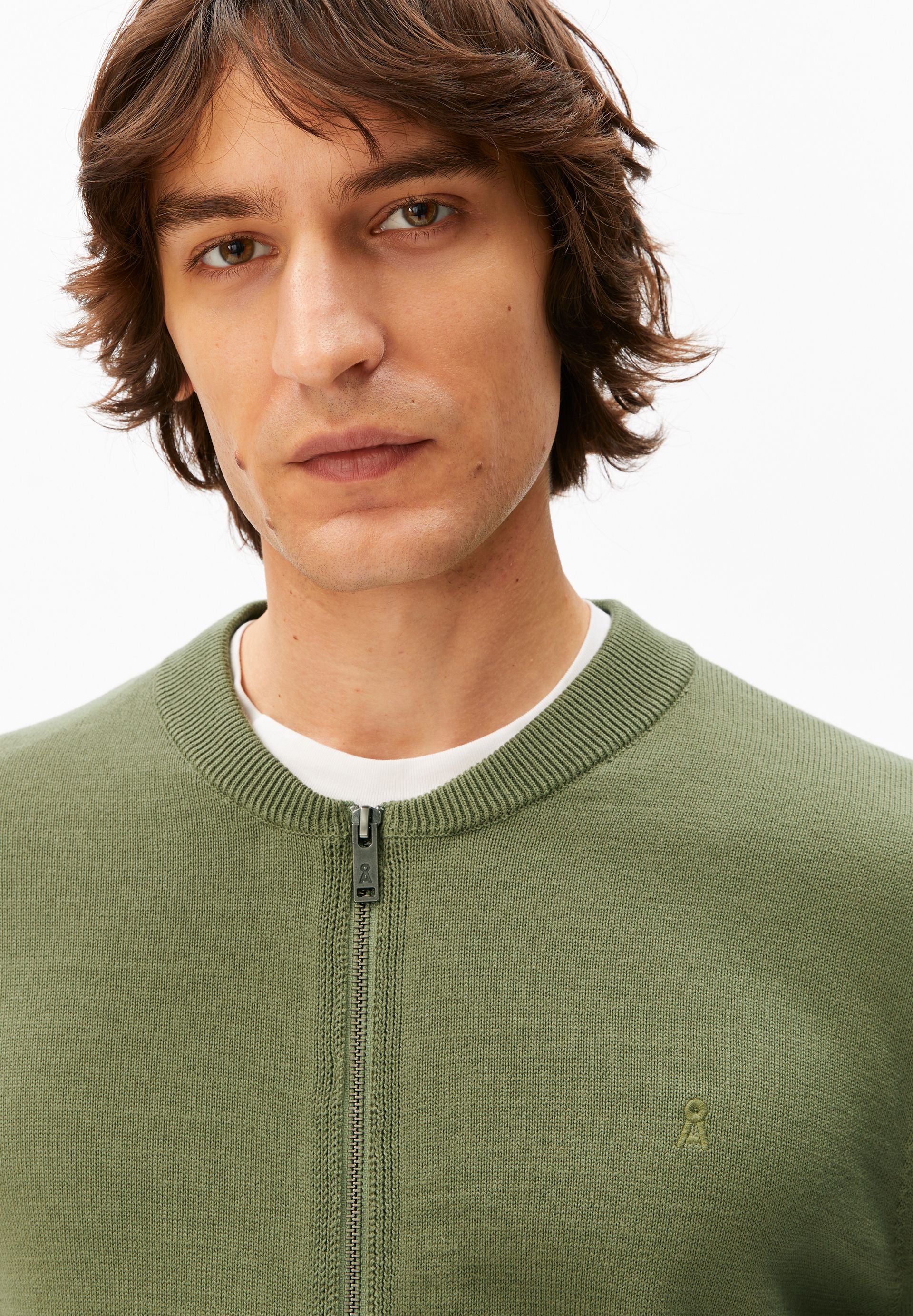 AGAAMON STRICKJACKE | fatigue green - Image 3
