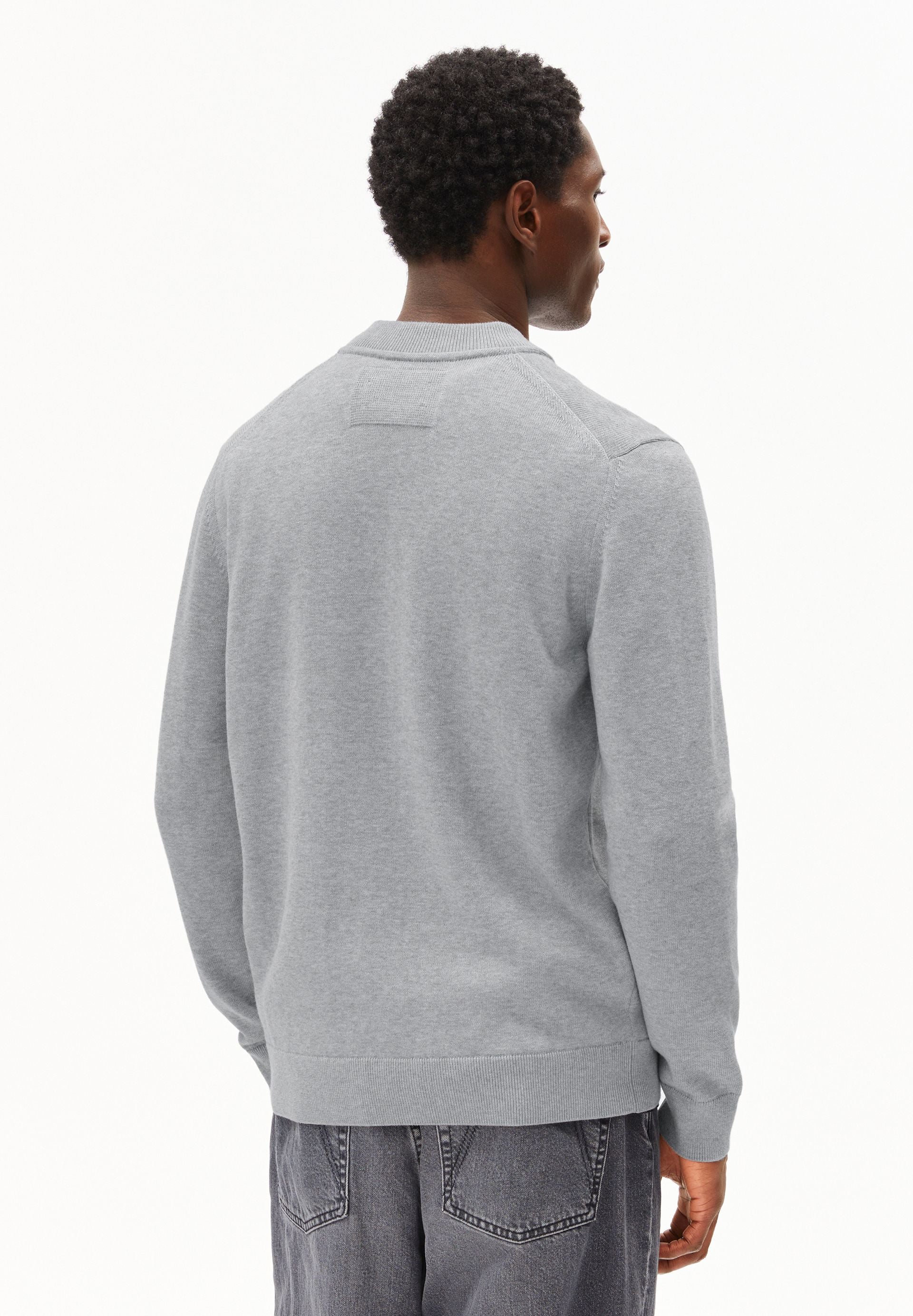 AGAAMON STRICKJACKE | silver melange - Image 2