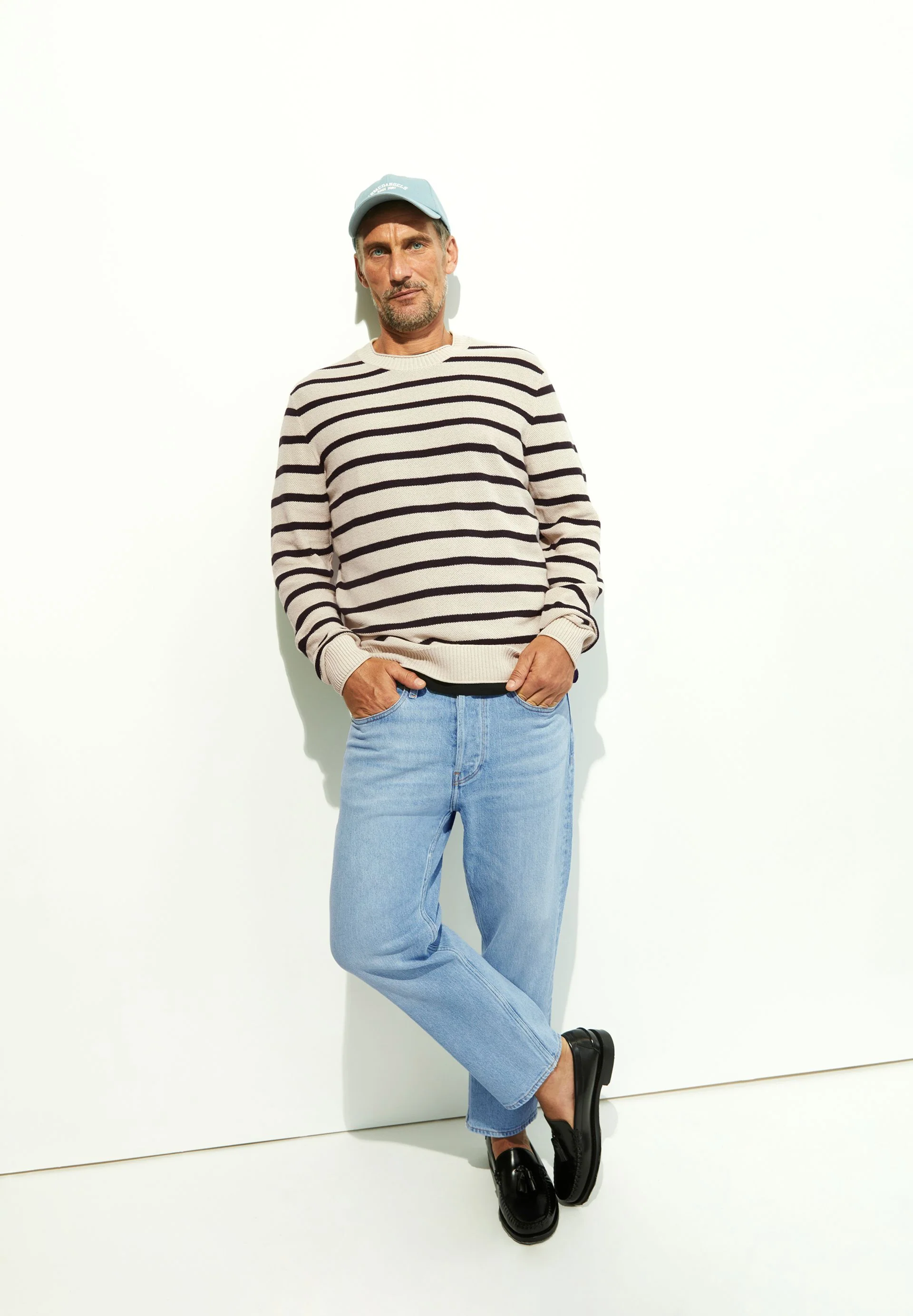 AJAANI LINO STRIPES | raw white-black - Image 4