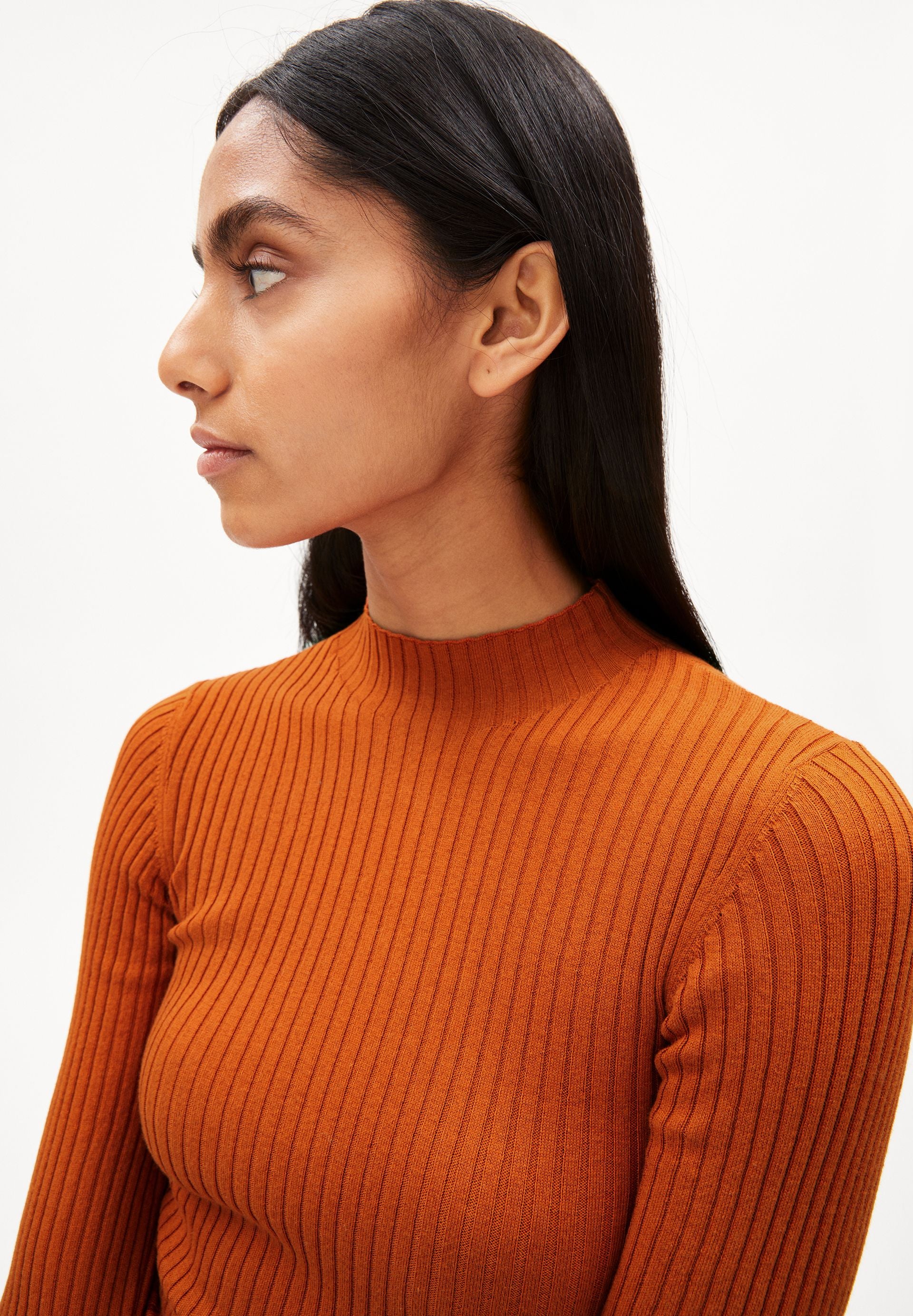 ALAANIA STRICKPULLOVER | burnt - Image 3