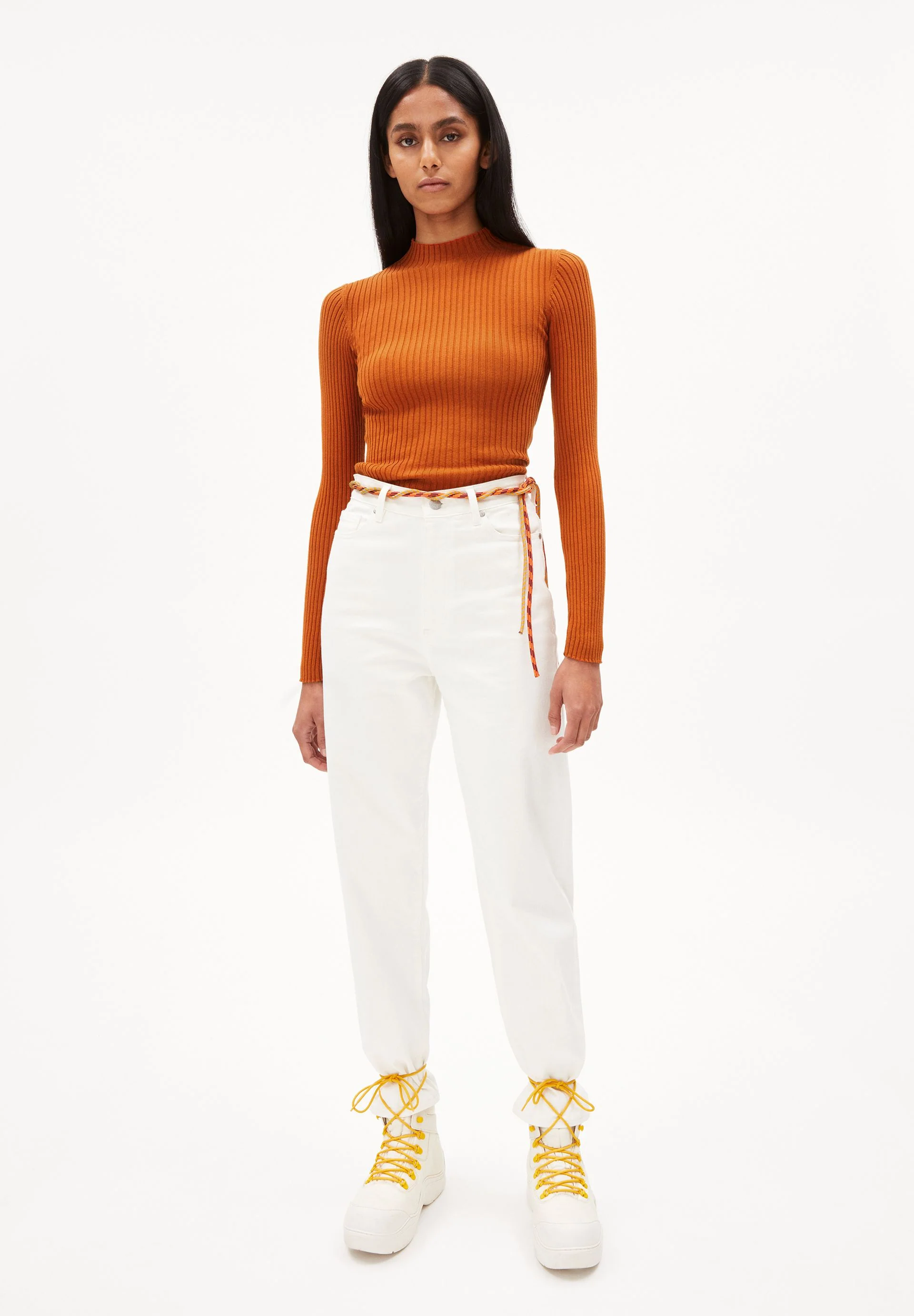 ALAANIA STRICKPULLOVER | burnt - Image 5