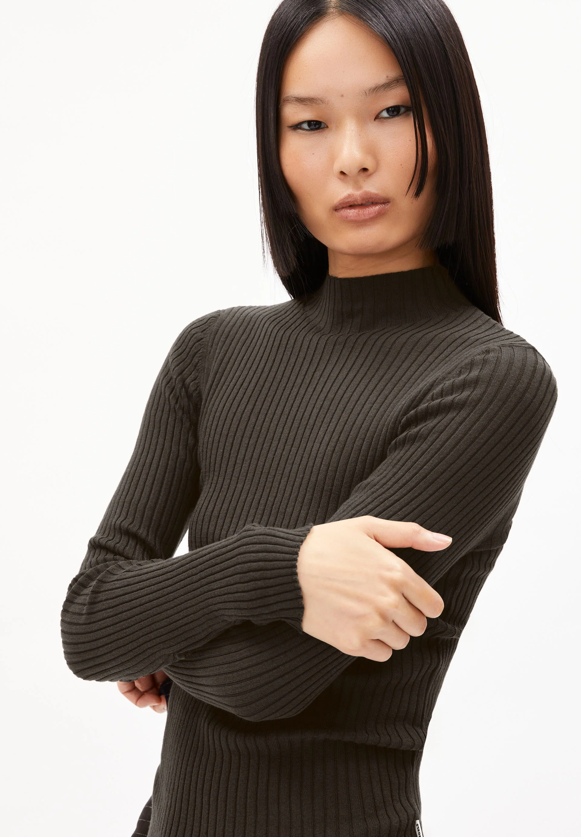 ALAANIA STRICKPULLOVER | coffee - Image 3