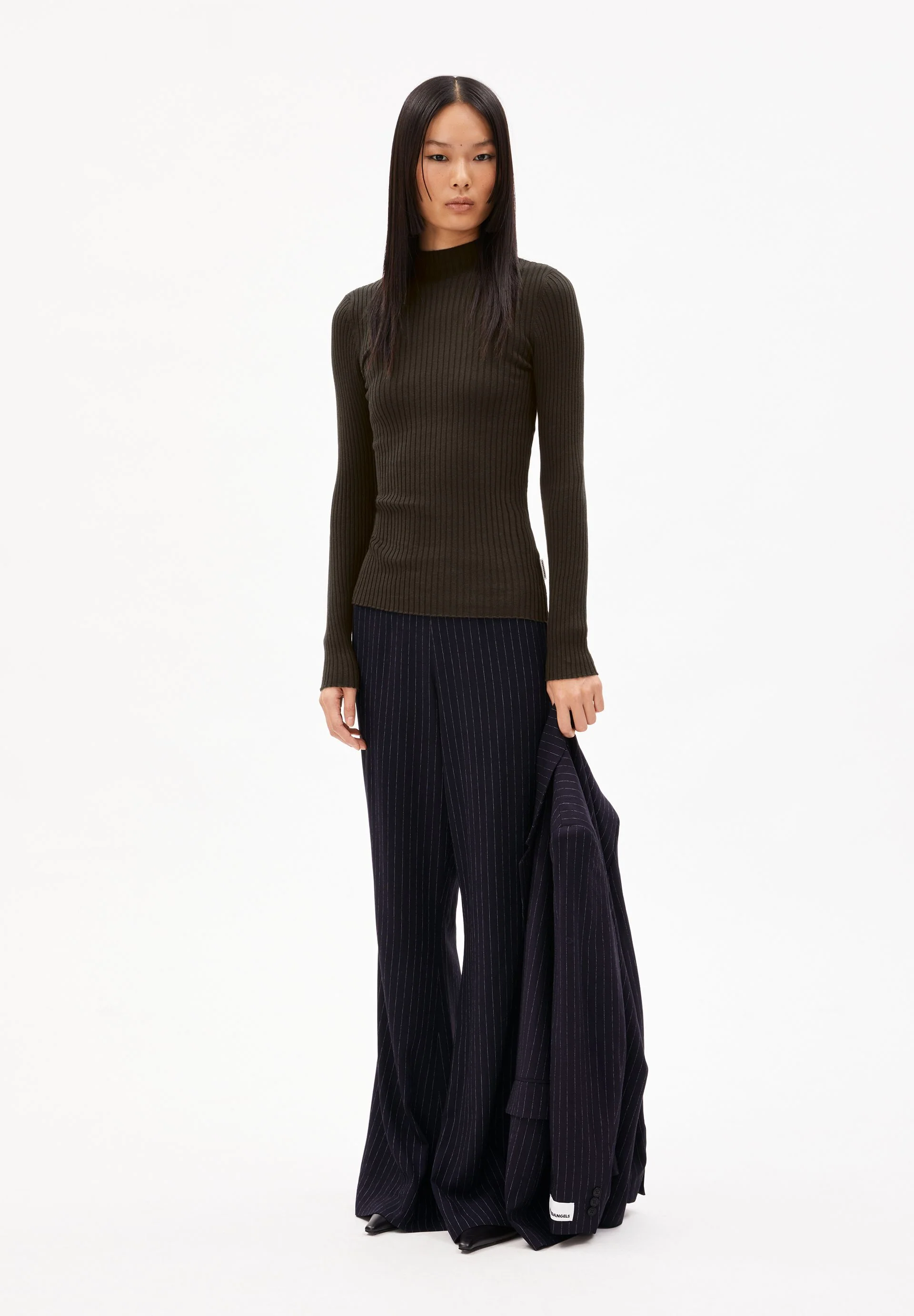 ALAANIA STRICKPULLOVER | coffee - Image 5