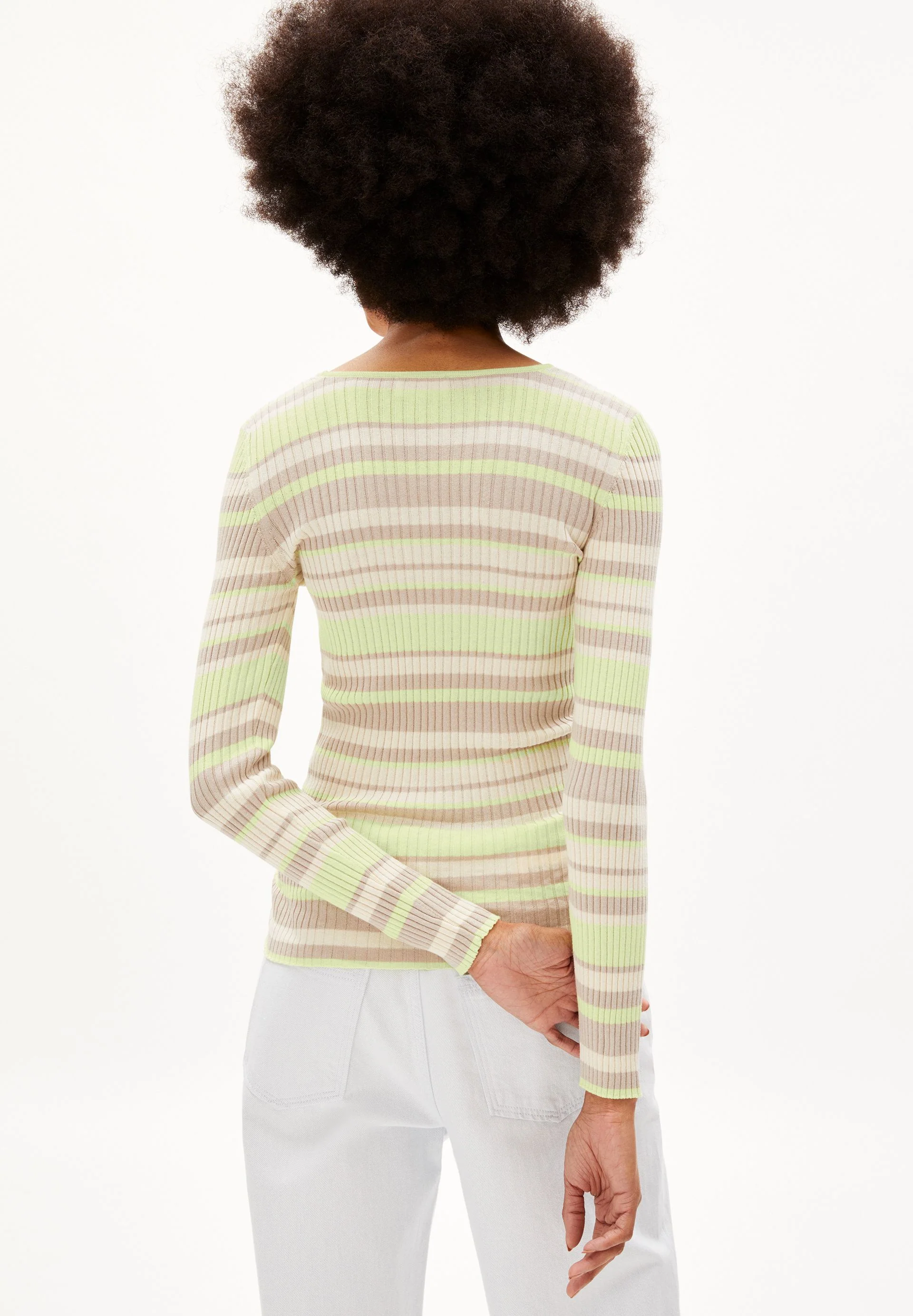 ALAANIA CREW MULTICOLOR | light lime-light desert - Image 2