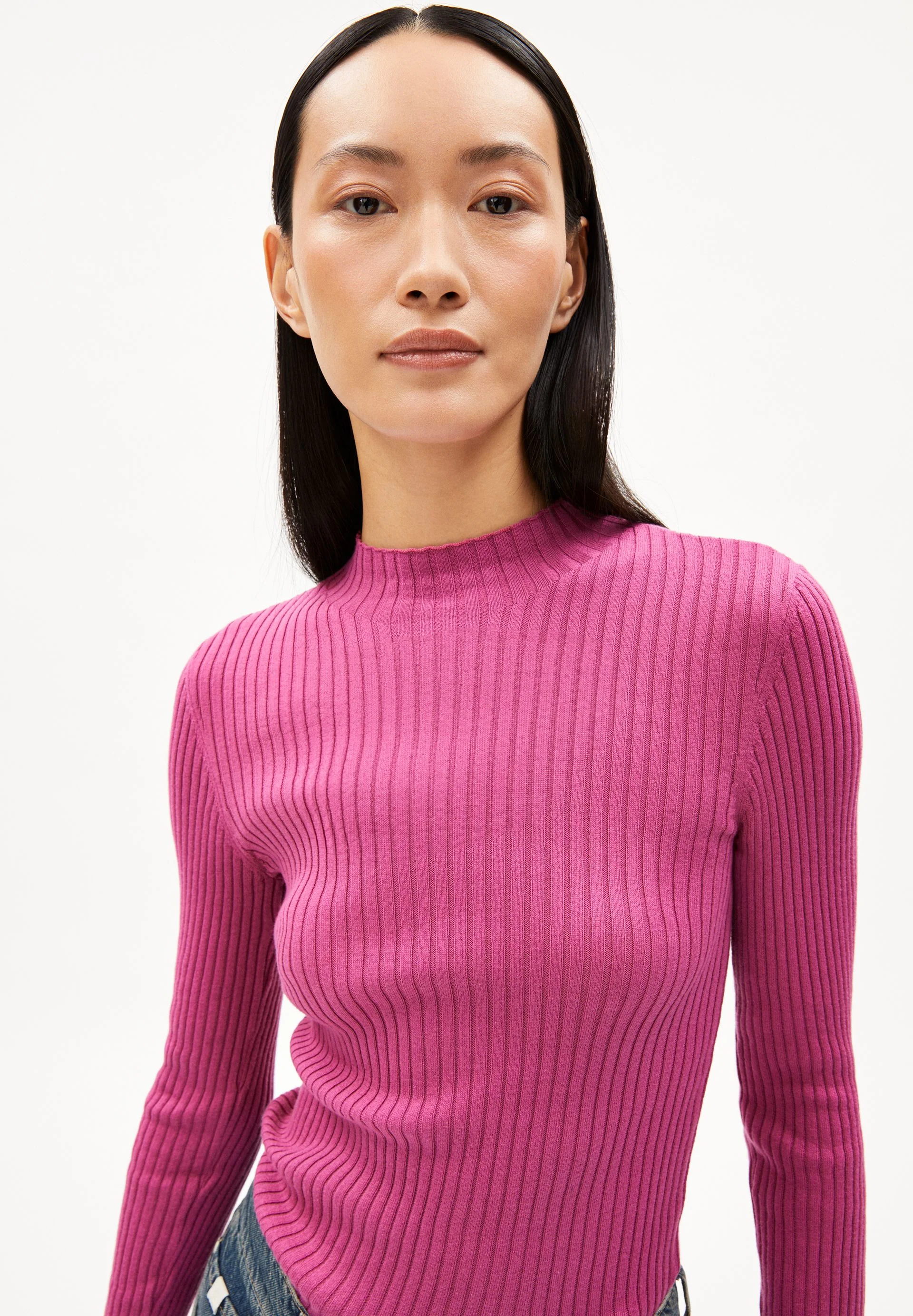 ALAANIA STRICKPULLOVER | crushed berry - Image 3