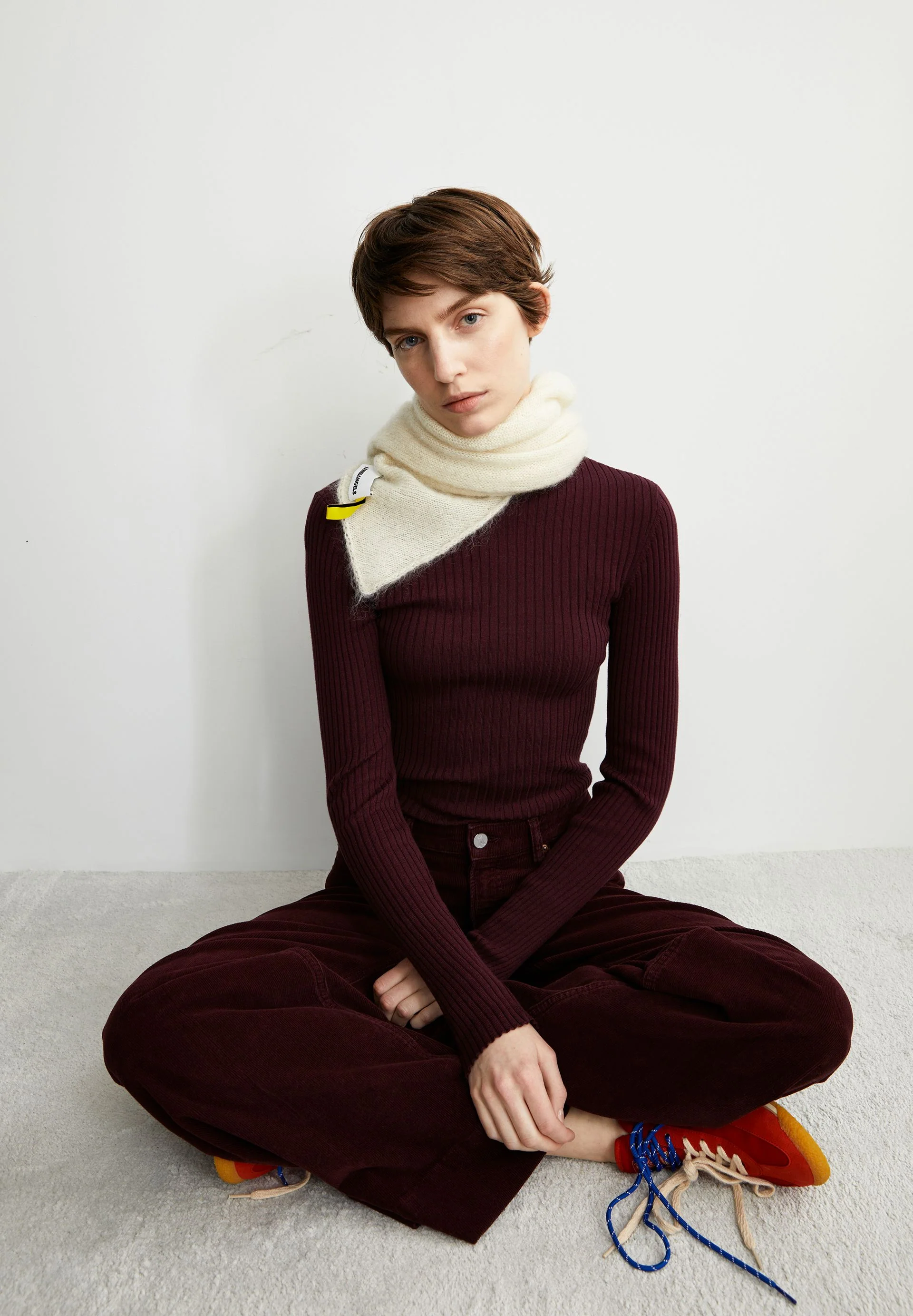 ALAANIA STRICKPULLOVER | dark cranberry - Image 4
