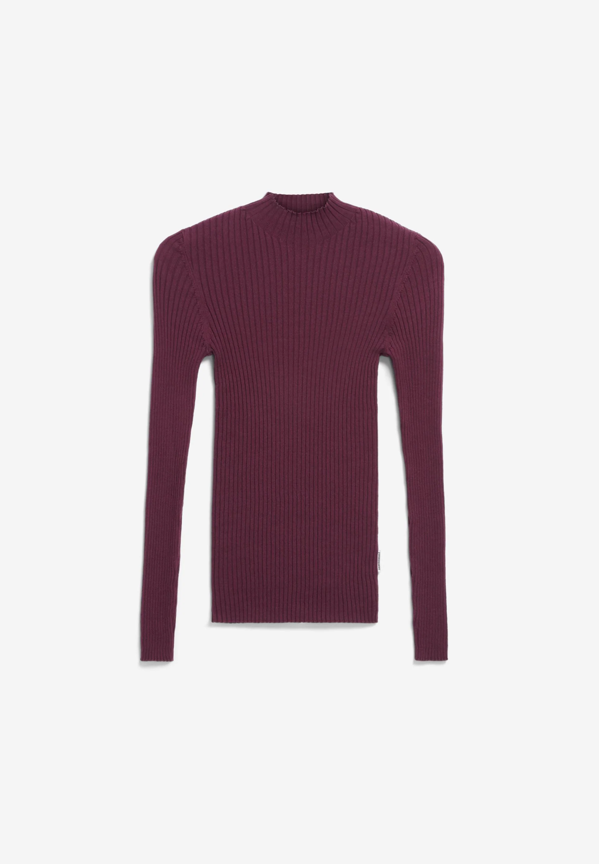ALAANIA STRICKPULLOVER | dark cranberry - Image 6