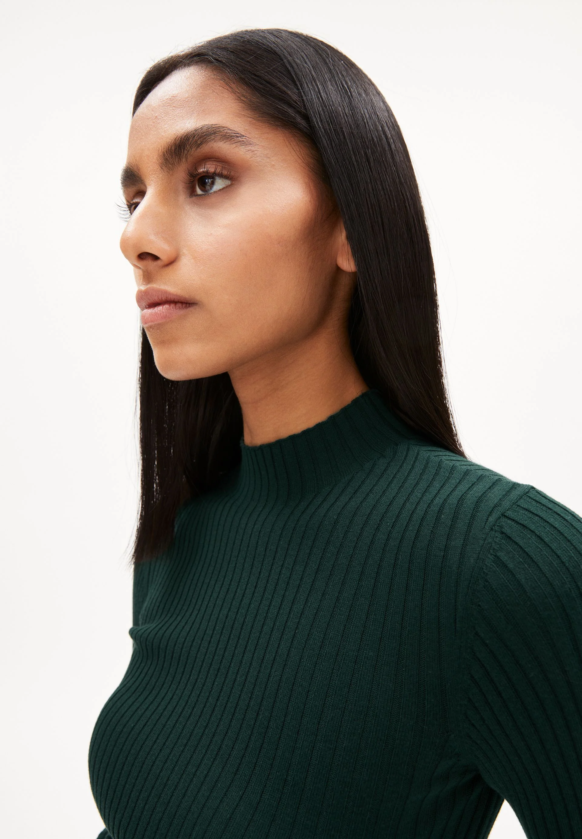 ALAANIA STRICKPULLOVER | dark scarab - Image 3