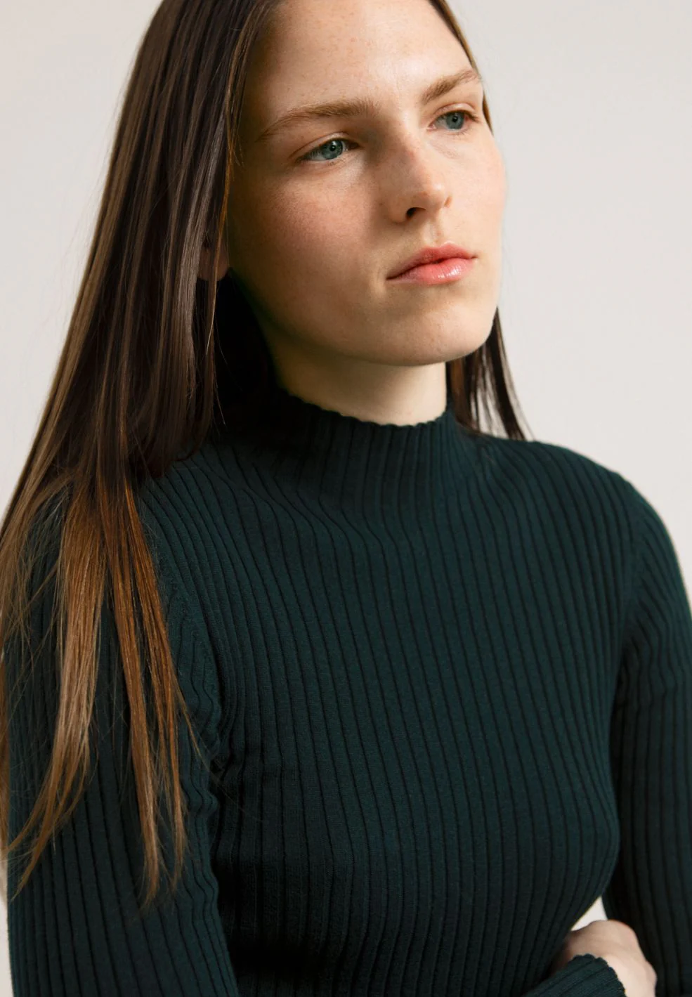 ALAANIA STRICKPULLOVER | deep lake - Image 3
