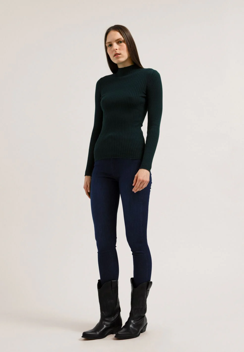 ALAANIA STRICKPULLOVER | deep lake - Image 4