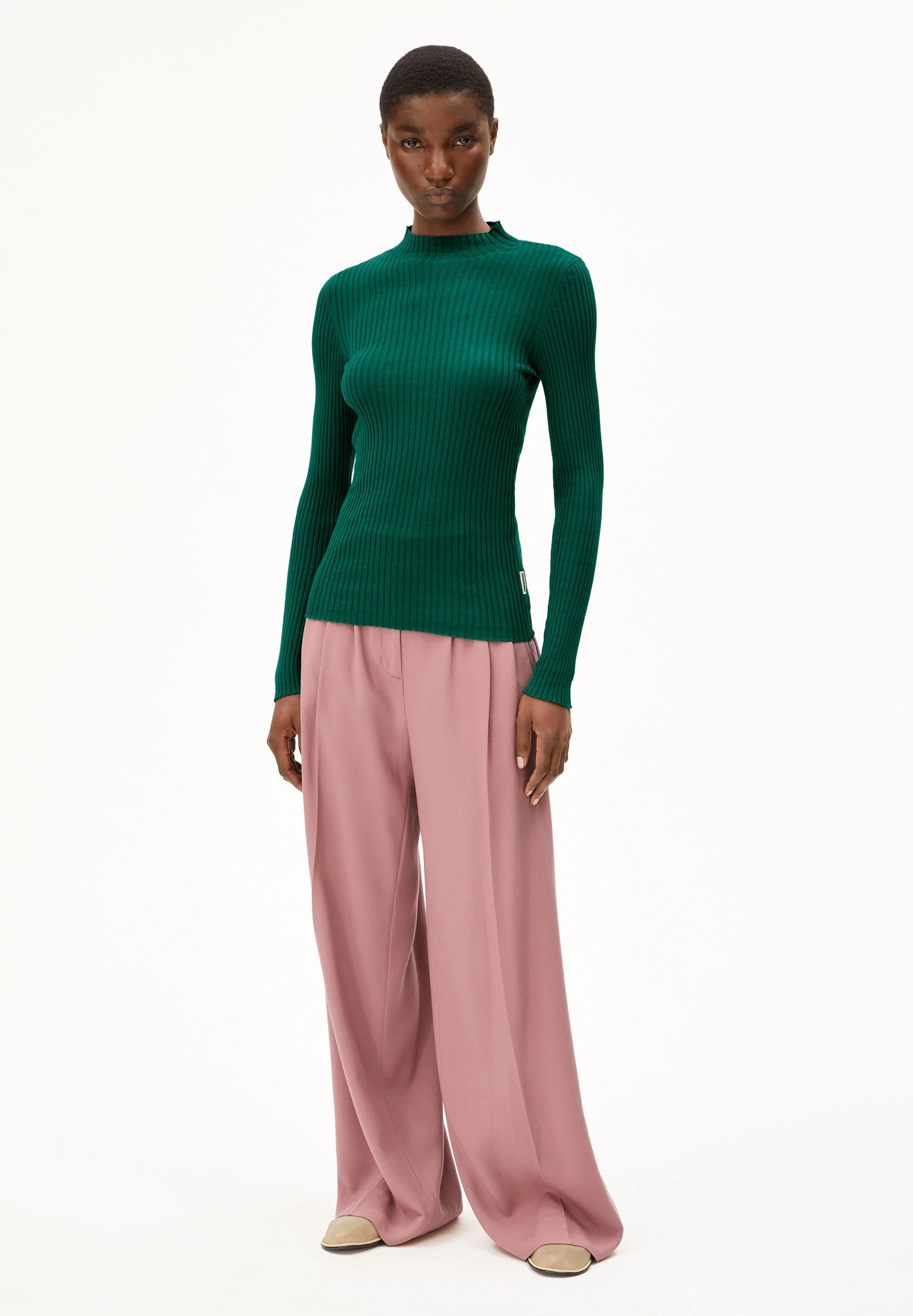 ALAANIA STRICKPULLOVER | emerald green - Image 5