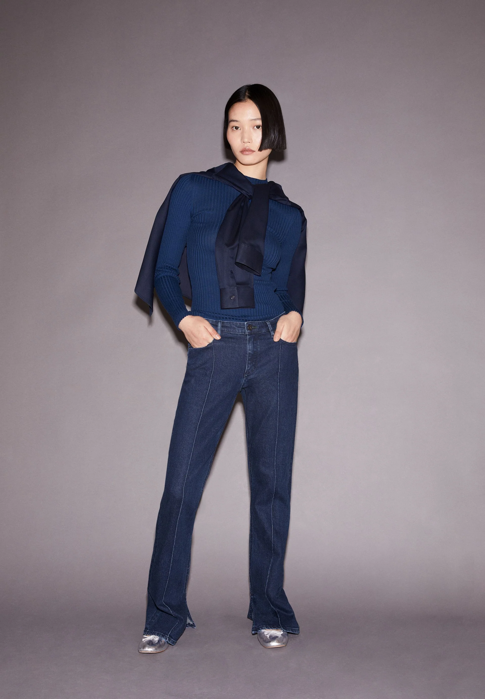 ALAANIA STRICKPULLOVER | faded indigo - Image 4