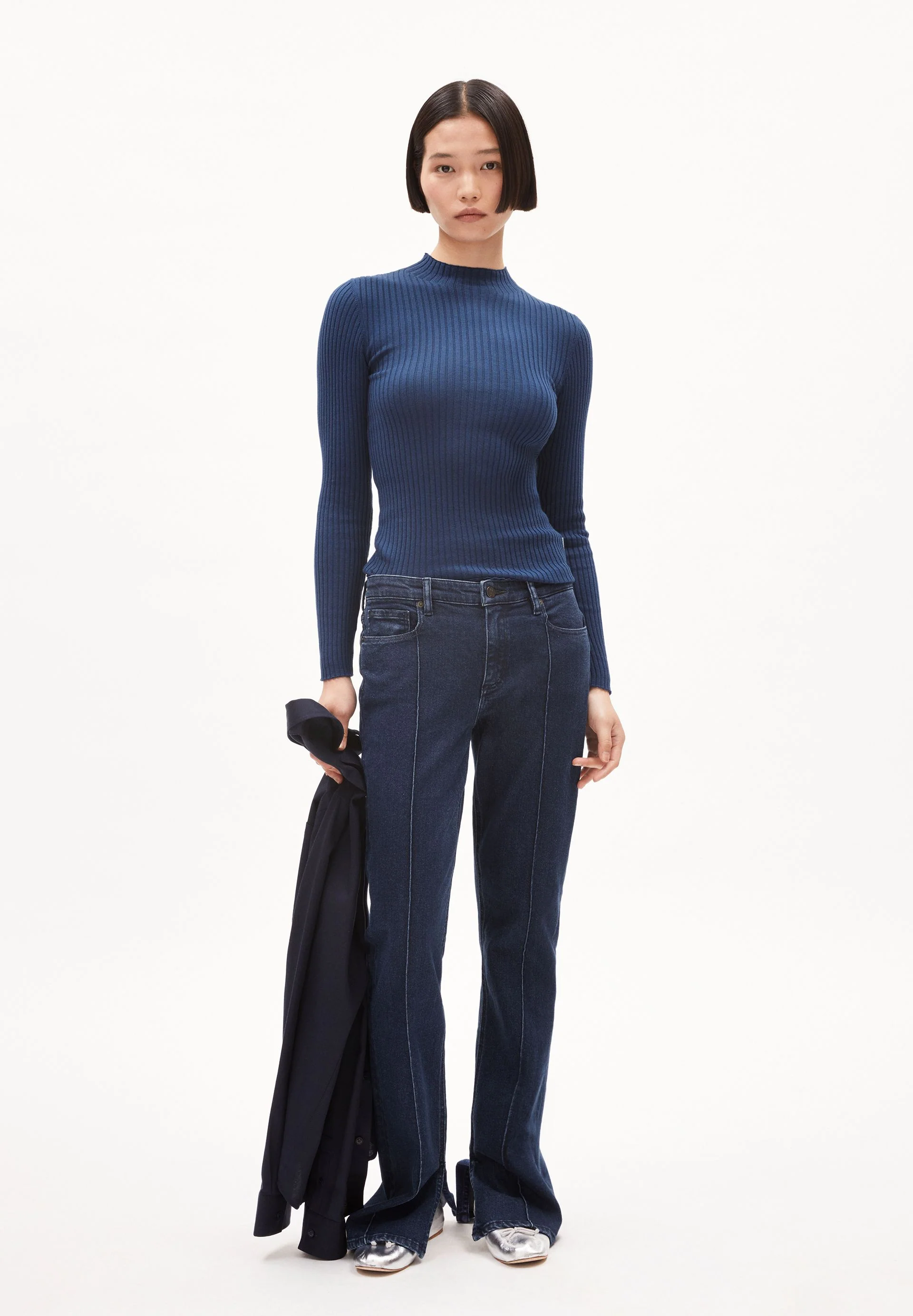 ALAANIA STRICKPULLOVER | faded indigo - Image 5