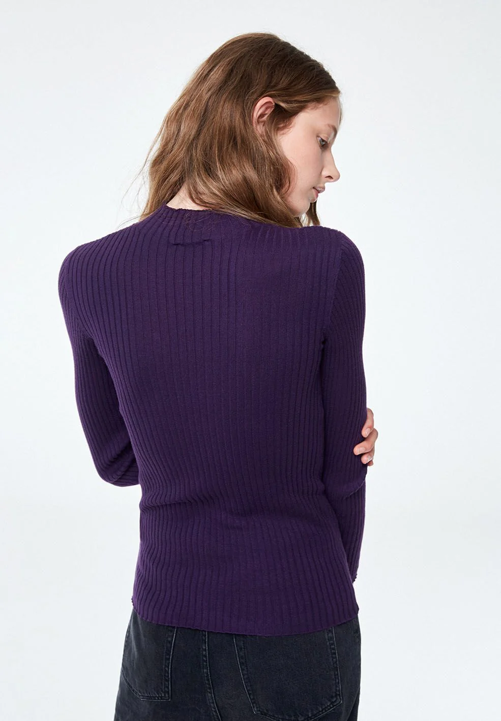 ALAANIA STRICKPULLOVER | grape - Image 2