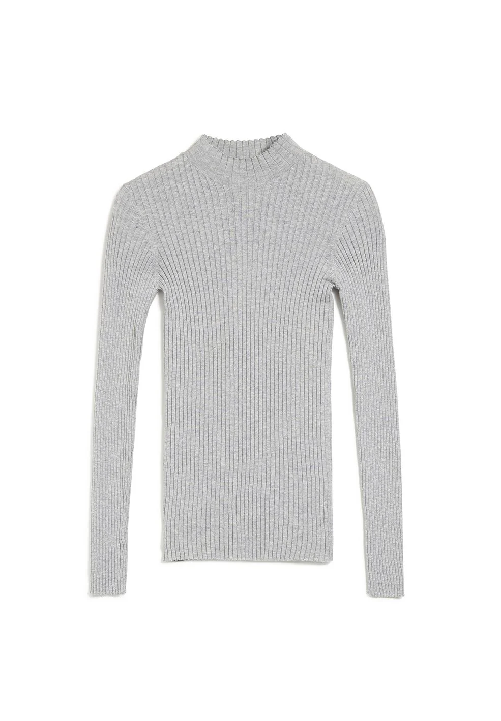 ALAANIA STRICKPULLOVER | grey melange - Image 6