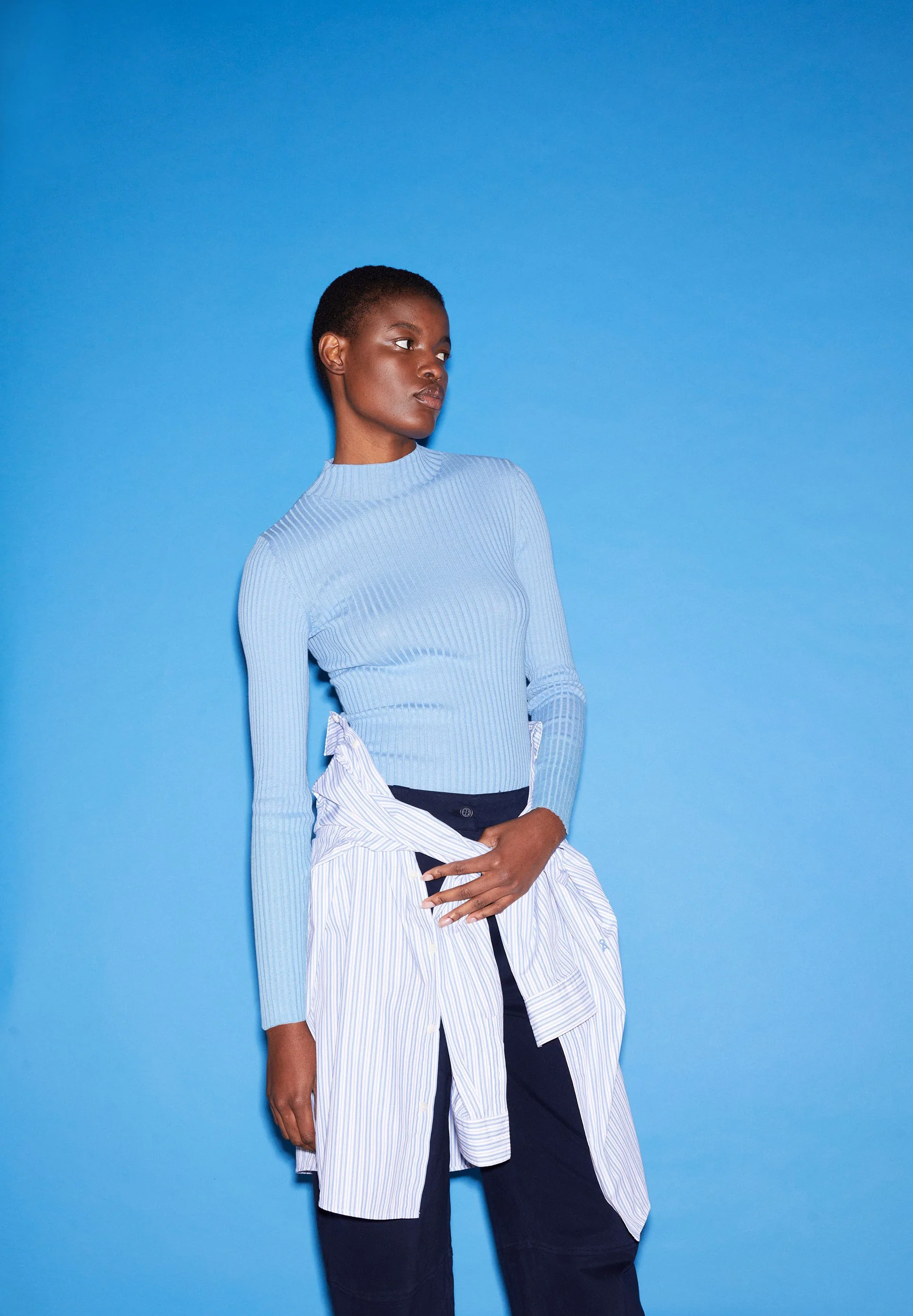 ALAANIA STRICKPULLOVER | iceberg blue - Image 4