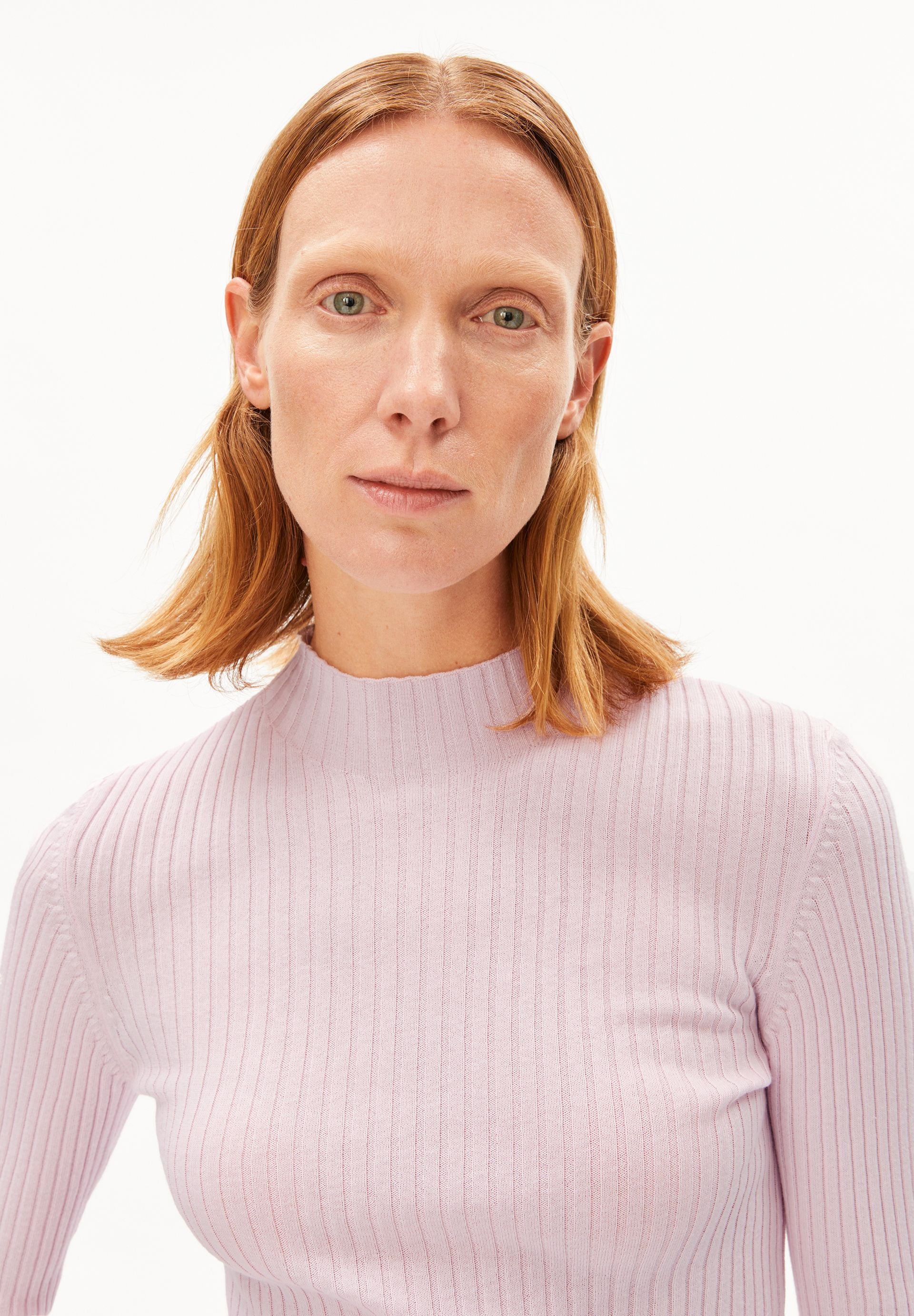 ALAANIA STRICKPULLOVER | pink mist - Image 3