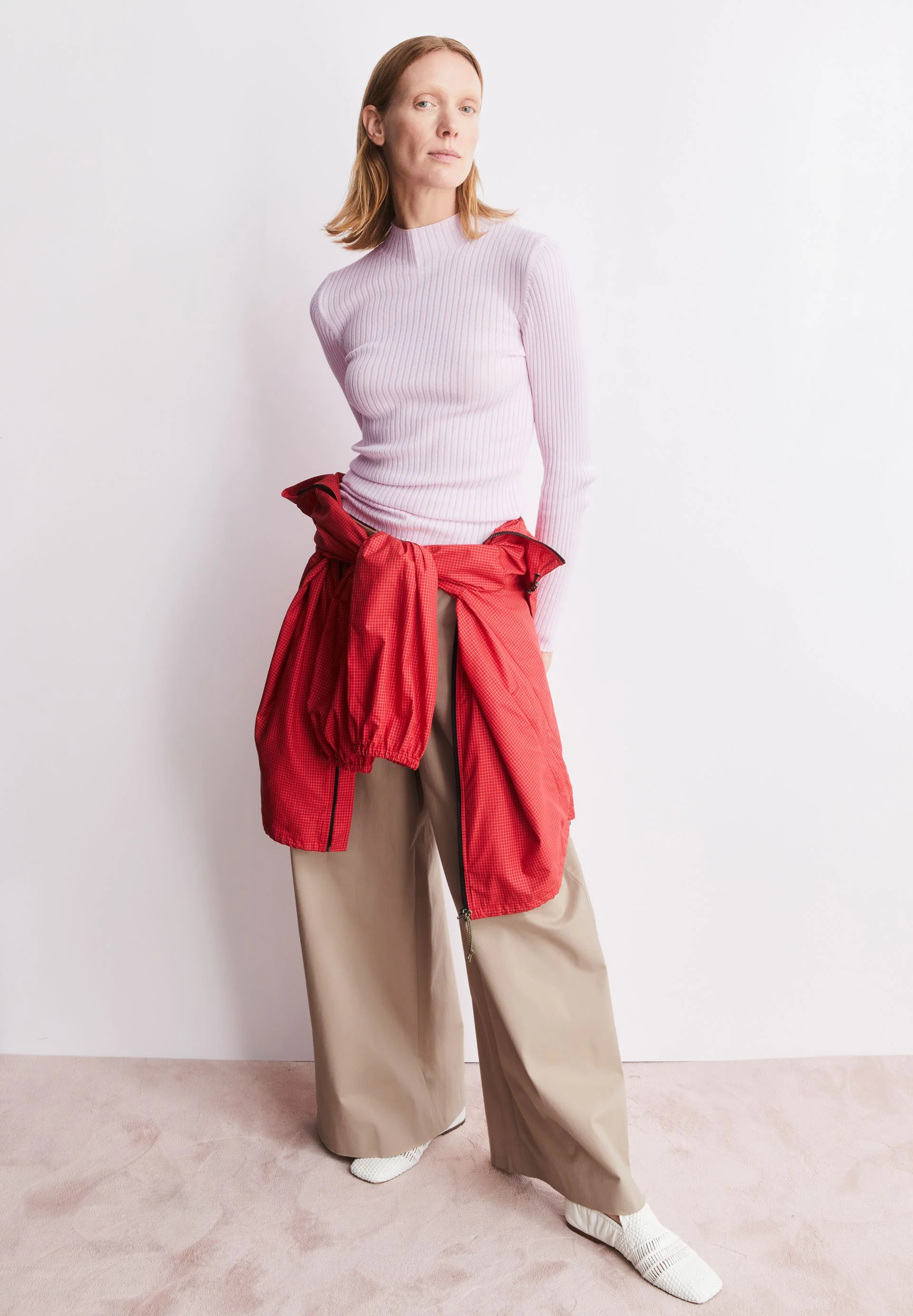 ALAANIA STRICKPULLOVER | pink mist - Image 4
