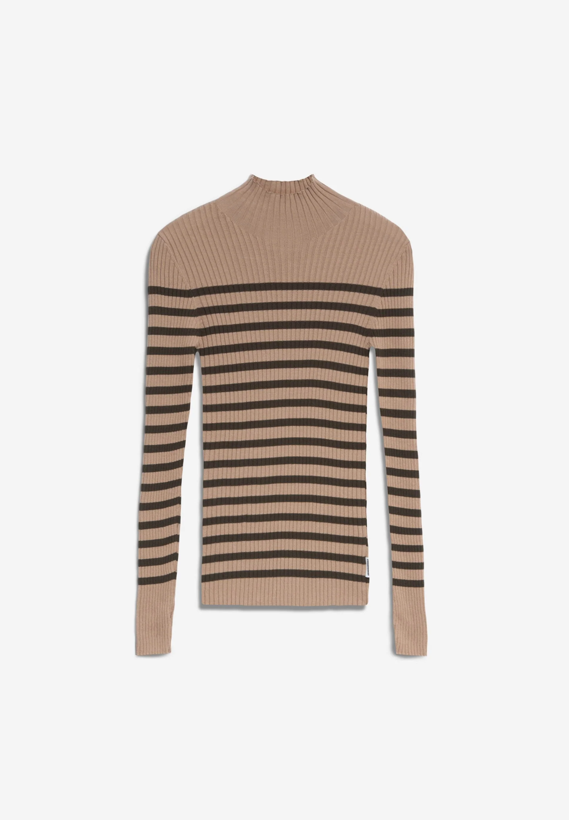 ALAANIA PLACED STRIPES | cinnamon dust-coffee - Image 6