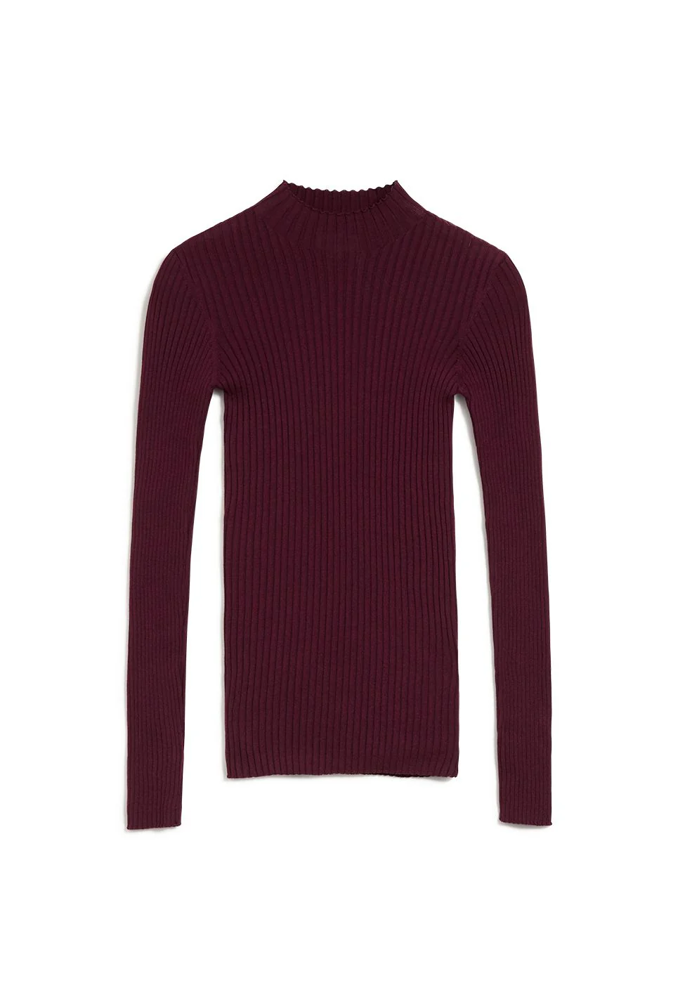 ALAANIA STRICKPULLOVER | port wine - Image 6