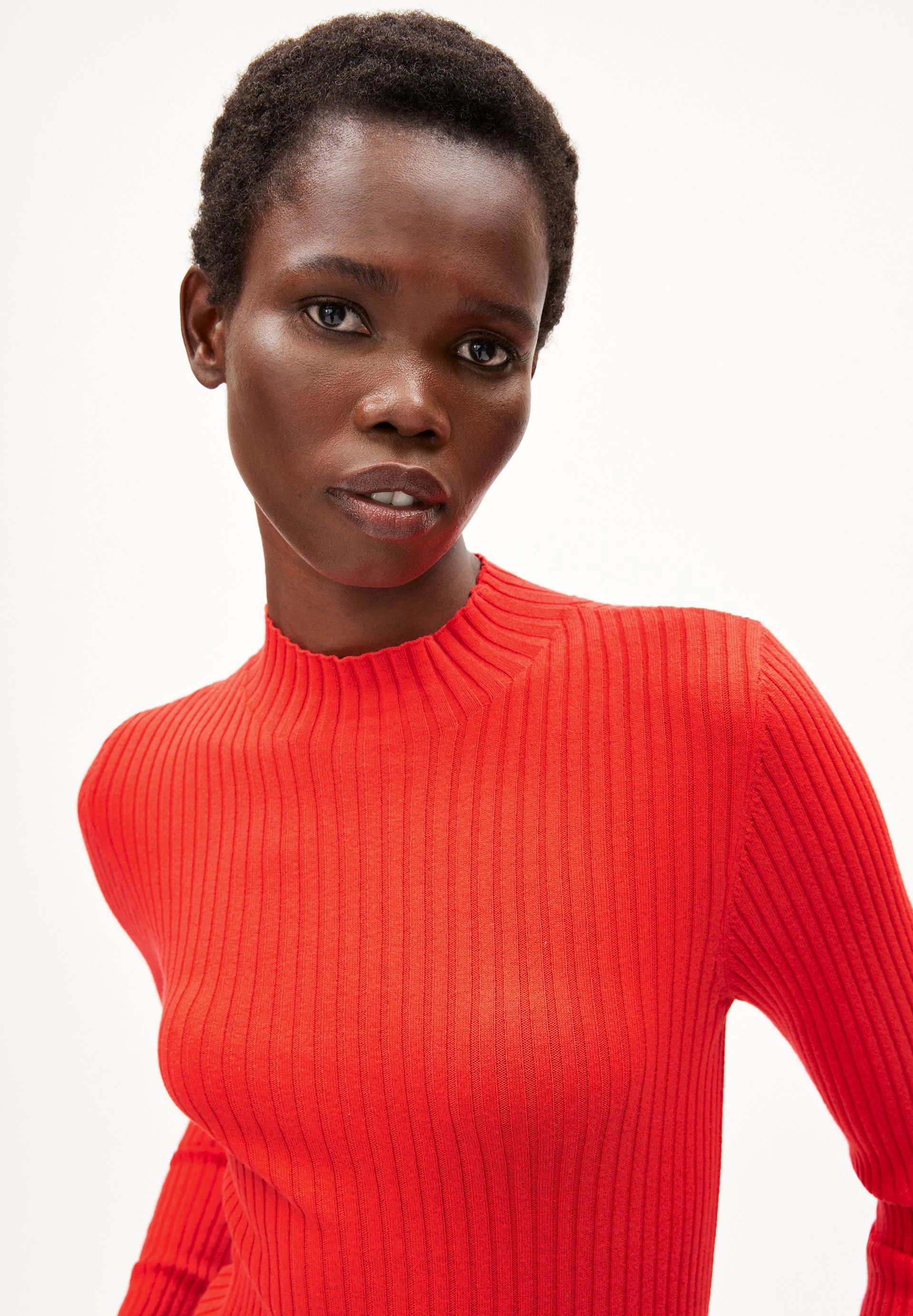 ALAANIA STRICKPULLOVER | red alert - Image 3