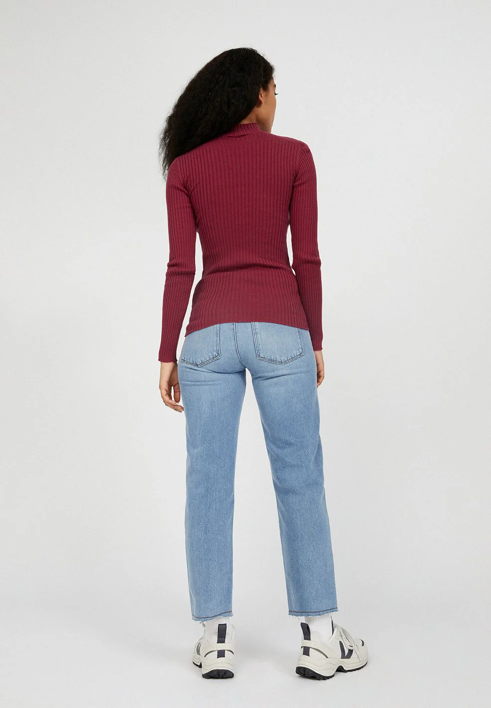 ALAANIA STRICKPULLOVER | rosewood - Image 2