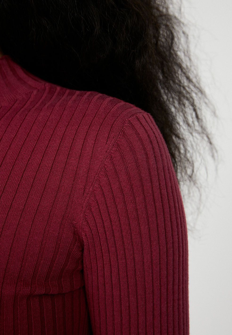 ALAANIA STRICKPULLOVER | rosewood - Image 3