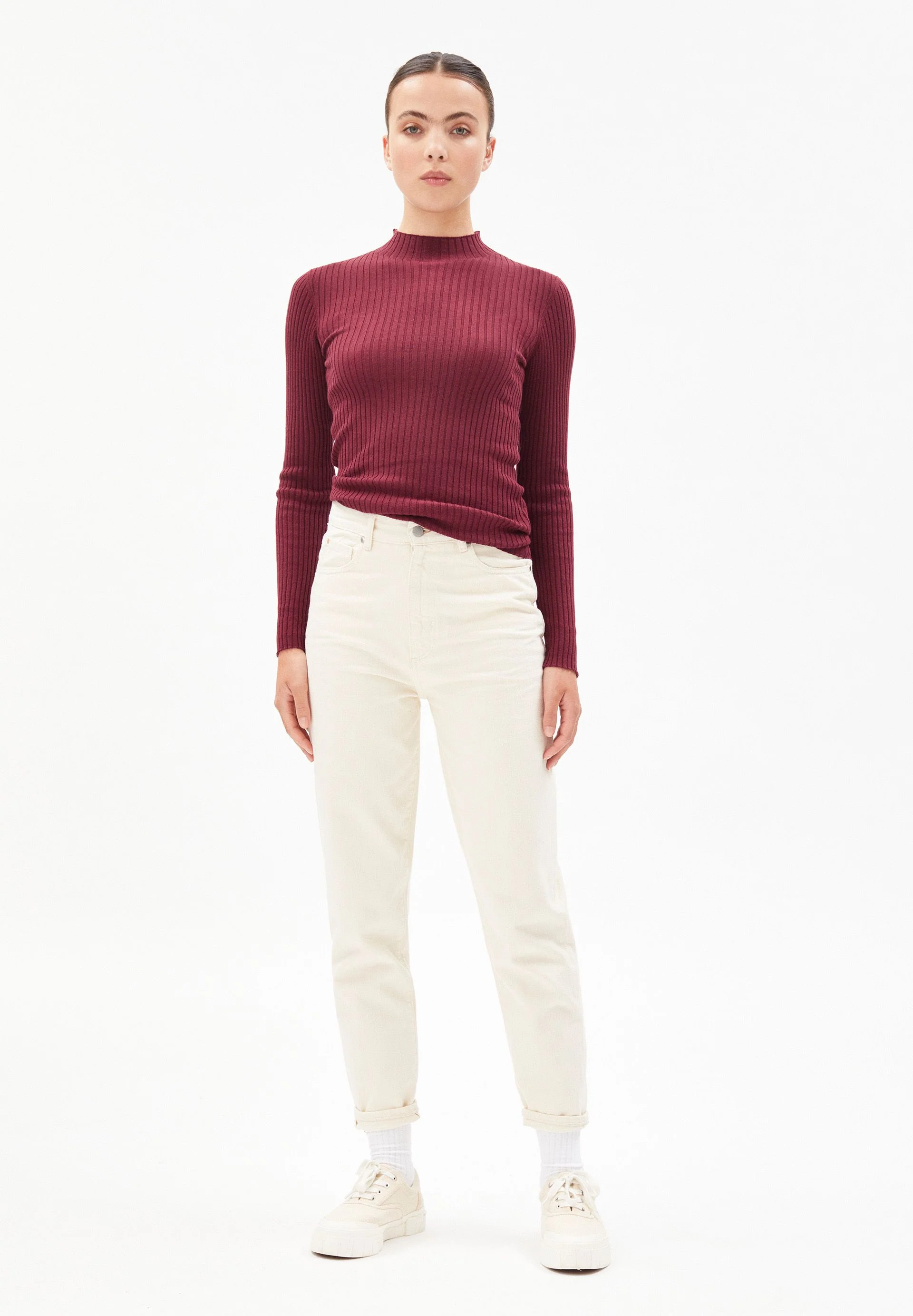 ALAANIA STRICKPULLOVER | ruby red - Image 5